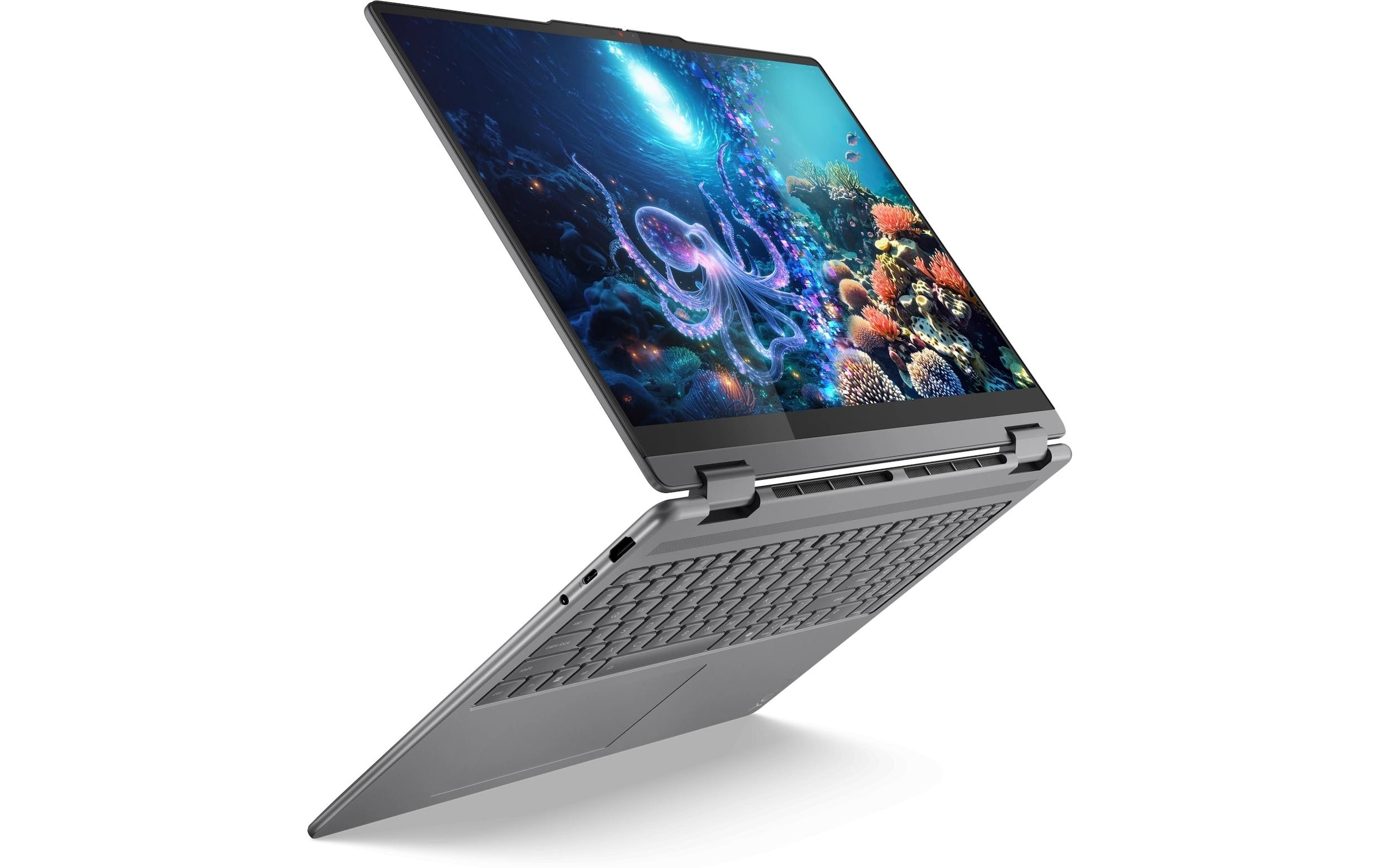 Lenovo Notebook »Notebook Yoga 7 2-in-1 16ILL10 Copilot+ PC (Intel)« / 16 ″ Intel Core Ultra 7 1.000 GB SSD Integrierte NPU (Neural Processing Unit)