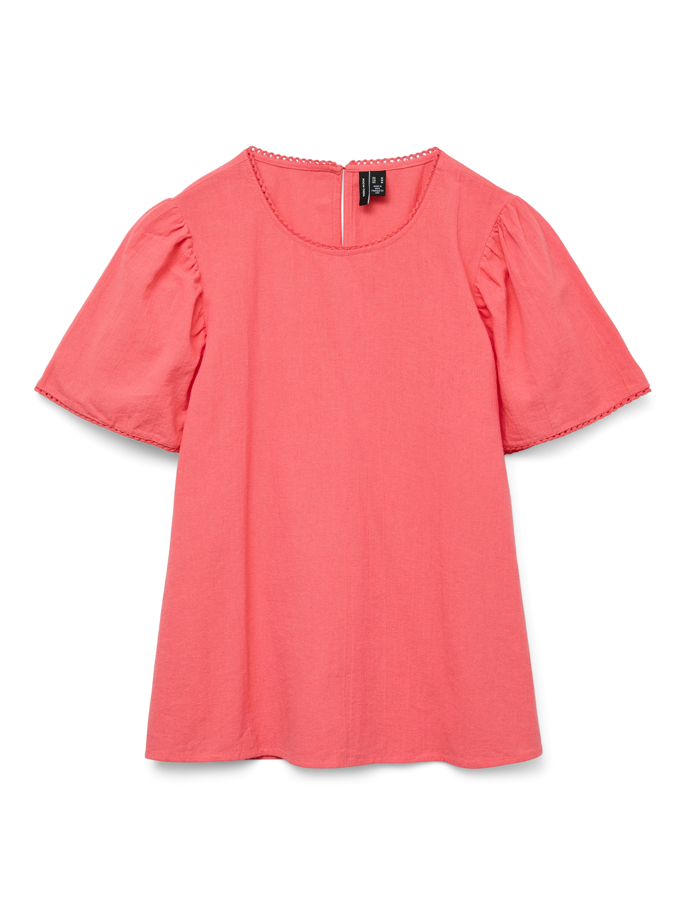 Vero Moda Kurzarmbluse »VMPRETTY SS TOP WVN GA NOOS«