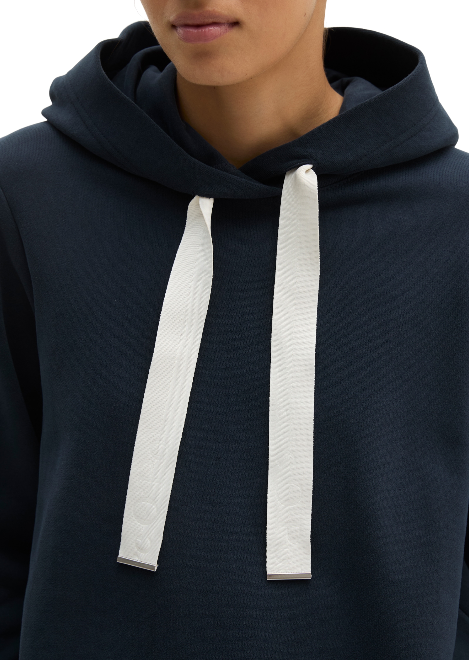 Marc O'Polo Hoodie , décontracté avec surface peau de pêche
