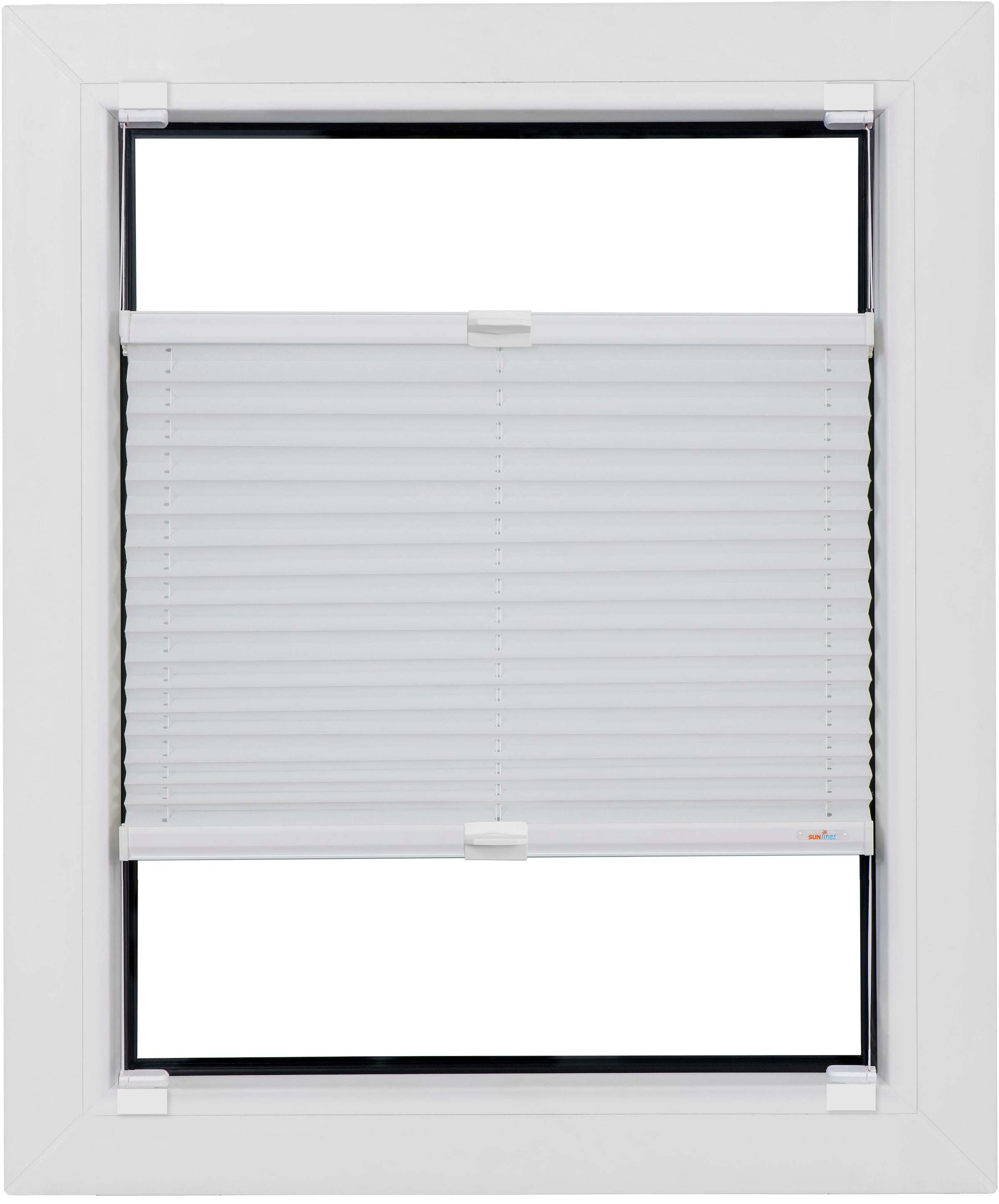 Image of sunlines Plissee "Budget Crepe" Lichtschutz ohne Bohren verspannt Haftfix, glatt