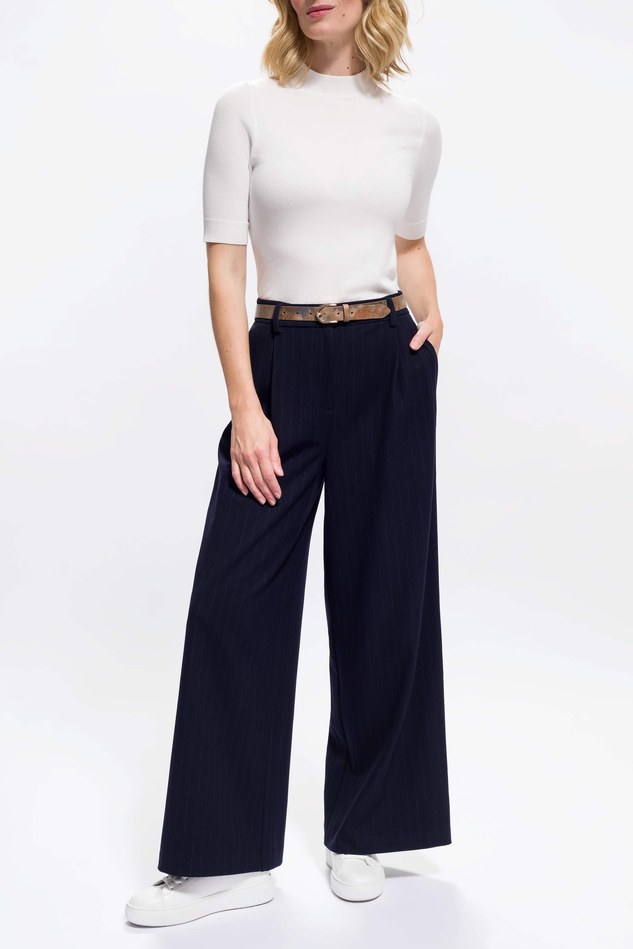 Tamaris Ceinture en cuir »"Claire Gold"« boucle brillante, largeur 2,5 cm