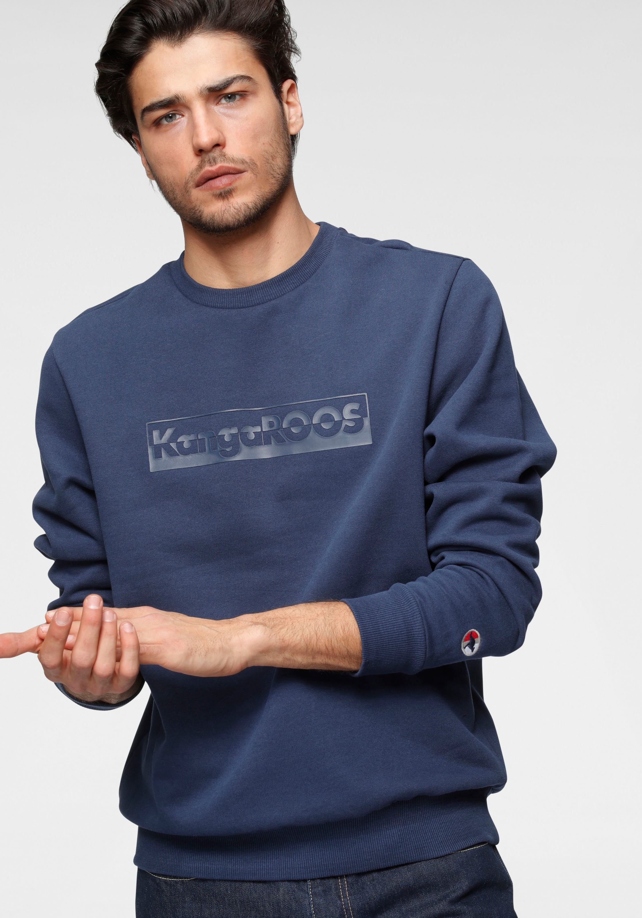 KangaROOS Sweatshirt, mit grossem Logofrontprint