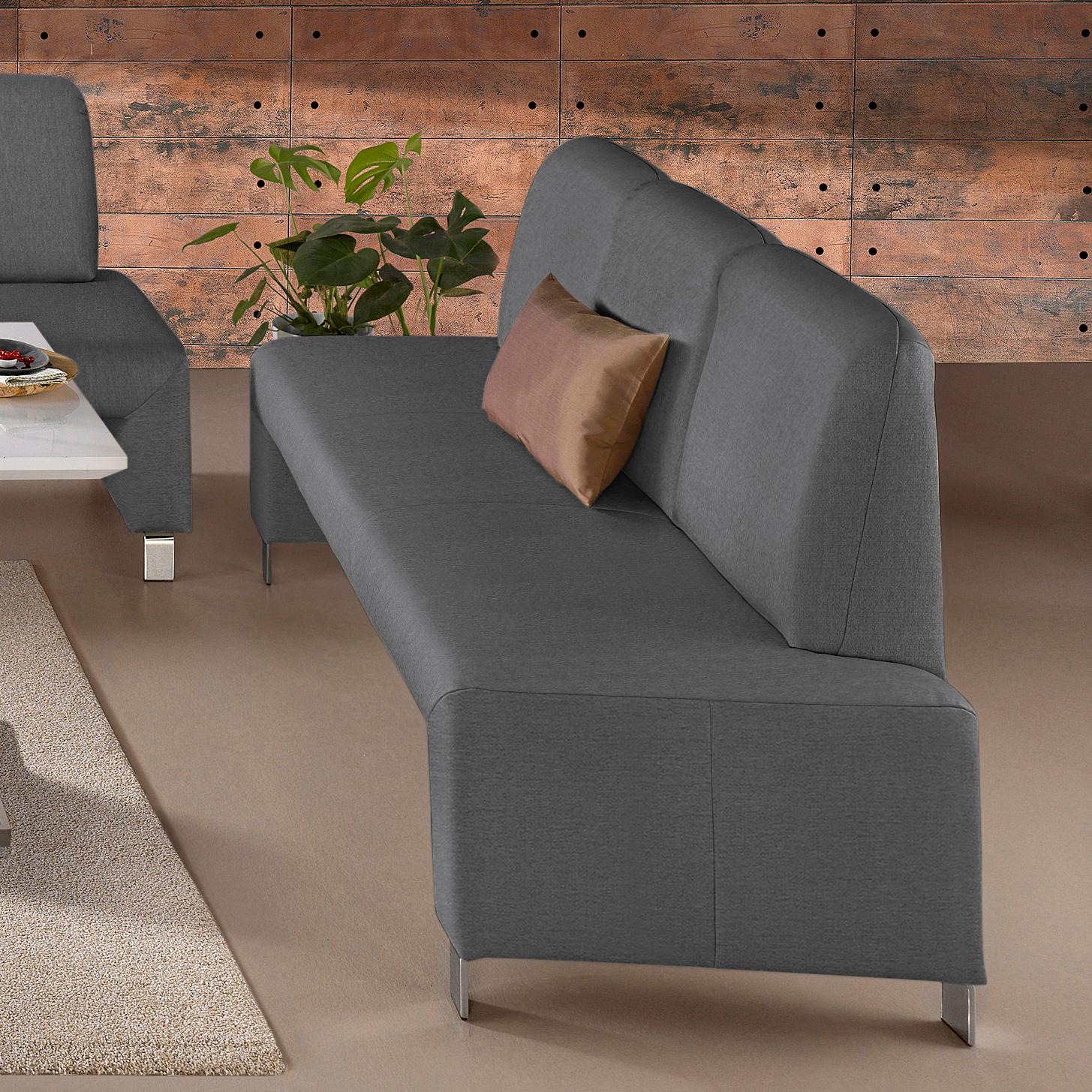 exxpo - sofa fashion Polsterbank »Intenso, Sitzbank, Breite 182 cm, wahlweise in Leder oder Textil«, hohe Bodenfreiheit, frei im Raum stellbar, hoher Sitzkomfort