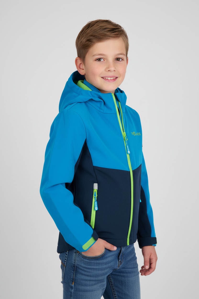 Image of TROLLKIDS Softshelljacke "KIDS KRISTIANSAND JACKET" für Kinder und Jugendliche, sportlicher Stil