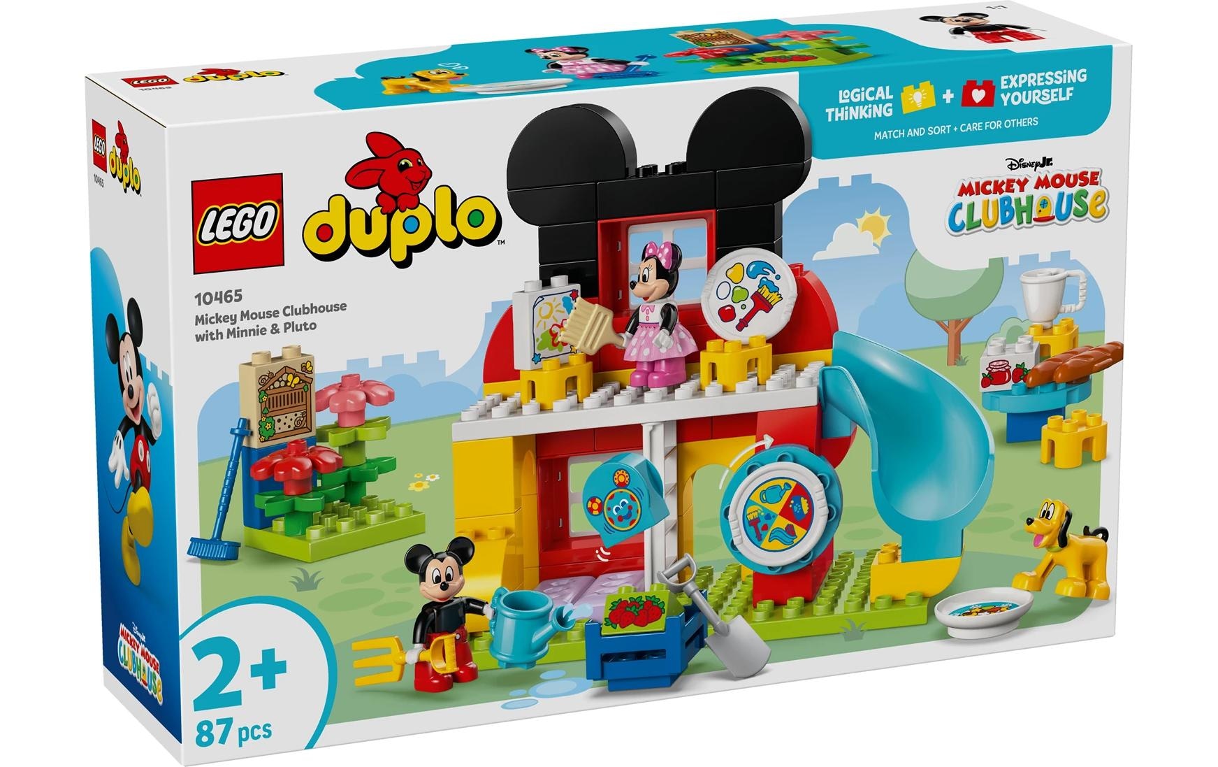 LEGO® Konstruktionsspielsteine »Micky Maus Wunderhaus mit Minnie und Pluto (10465), LEGO DUPLO Disney™«