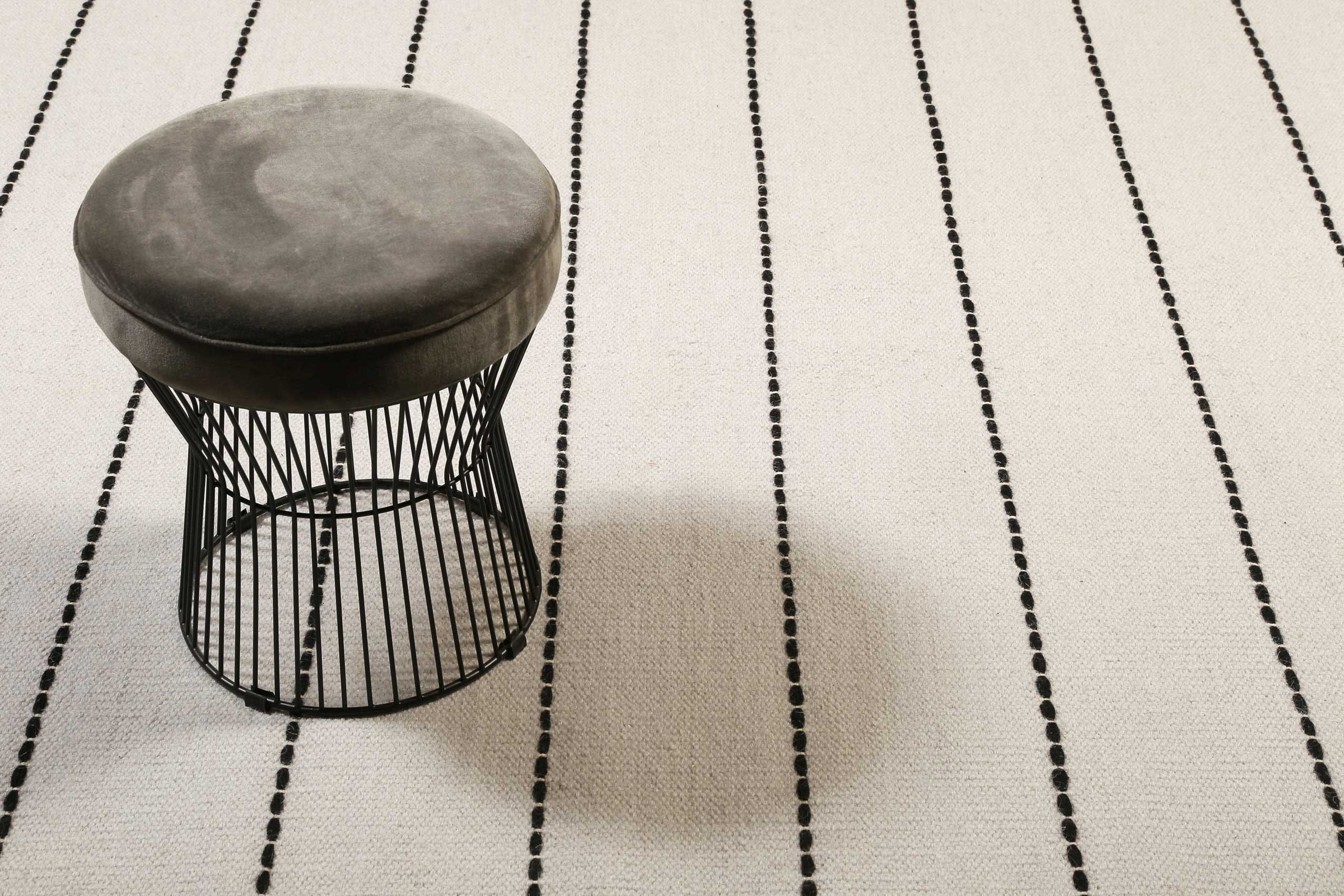 Esprit Wollteppich »Lina ESP-2205«, rechteckig, 5 mm Höhe, Naturfaserteppich mit Fransen, modernes Design, Wohnzimmer