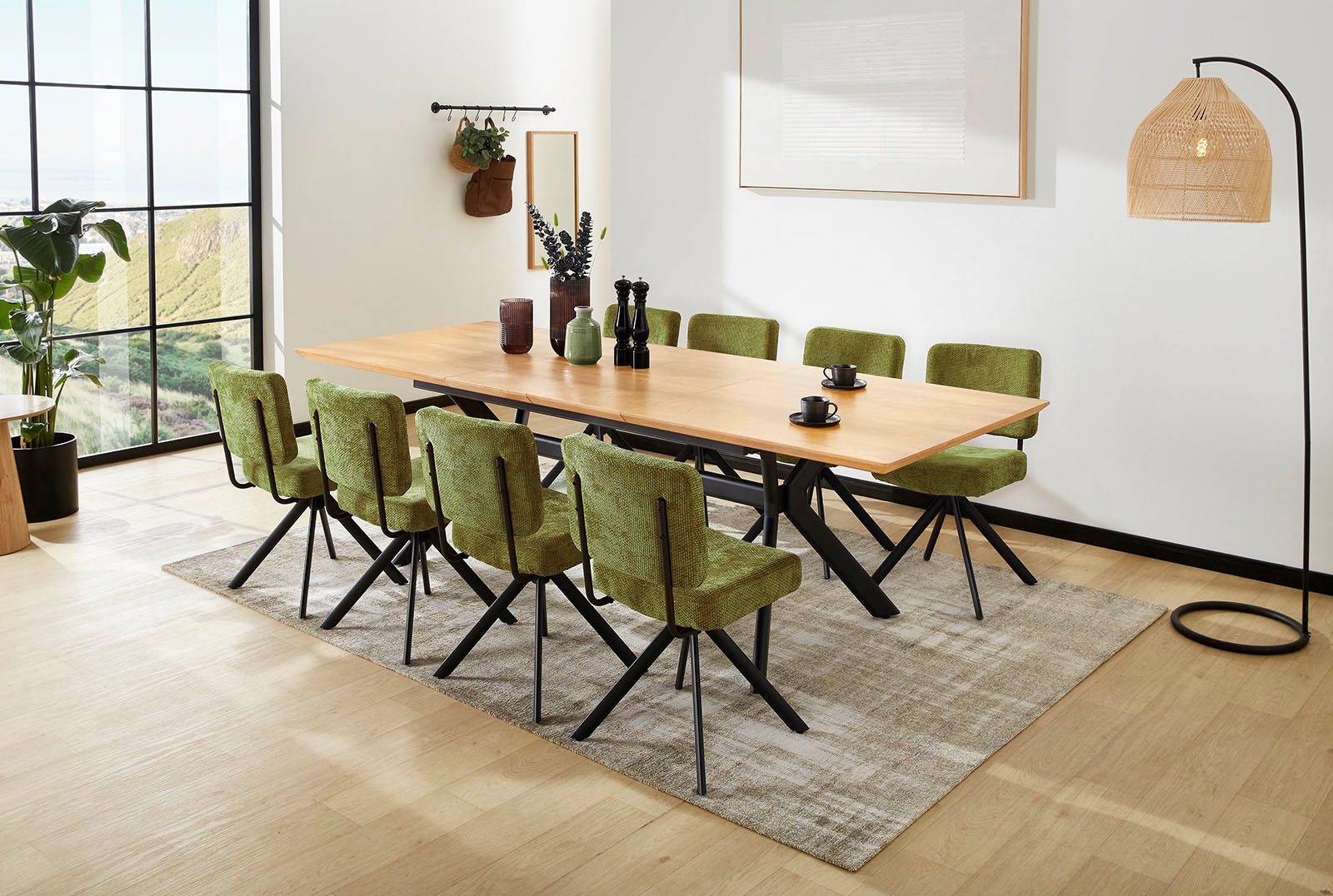 Jockenhöfer Gruppe Chaise pivotante »Gloria (Set, 4 St.)« (Ensemble) 4 cuisinclut fonction pivotante (360°), ressorts ensachés, supporte jusqu’à 150kg