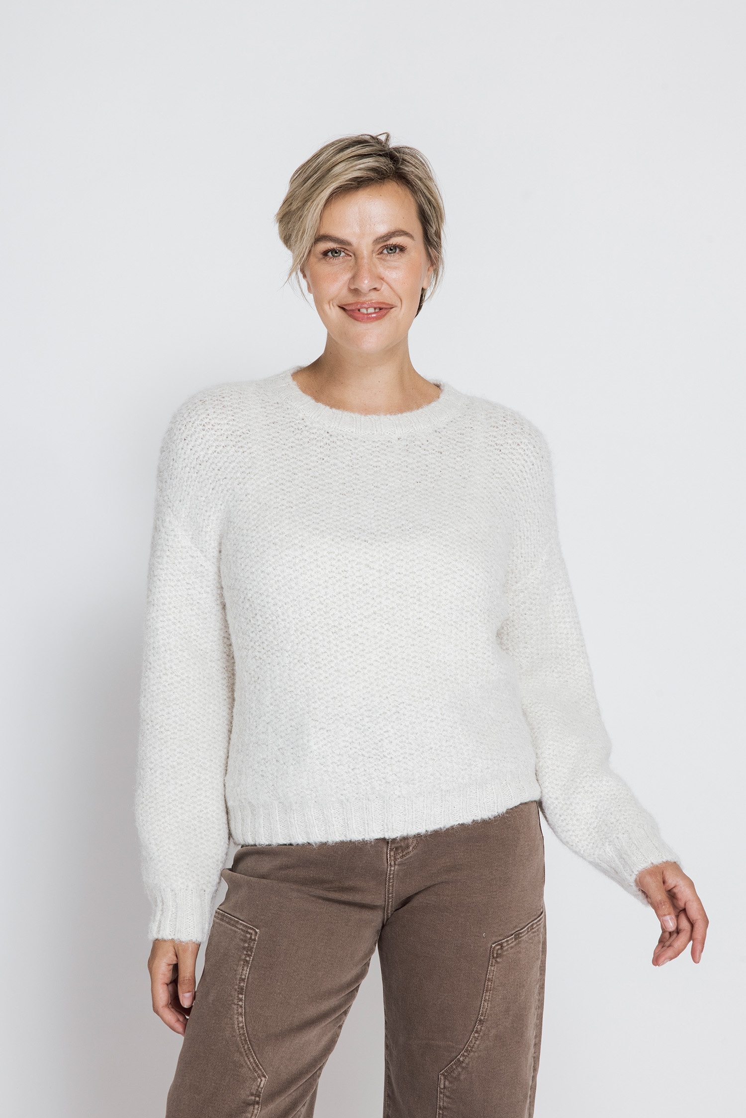 Zhrill Strickpullover »USSA« Rundhals / Bequeme Passform