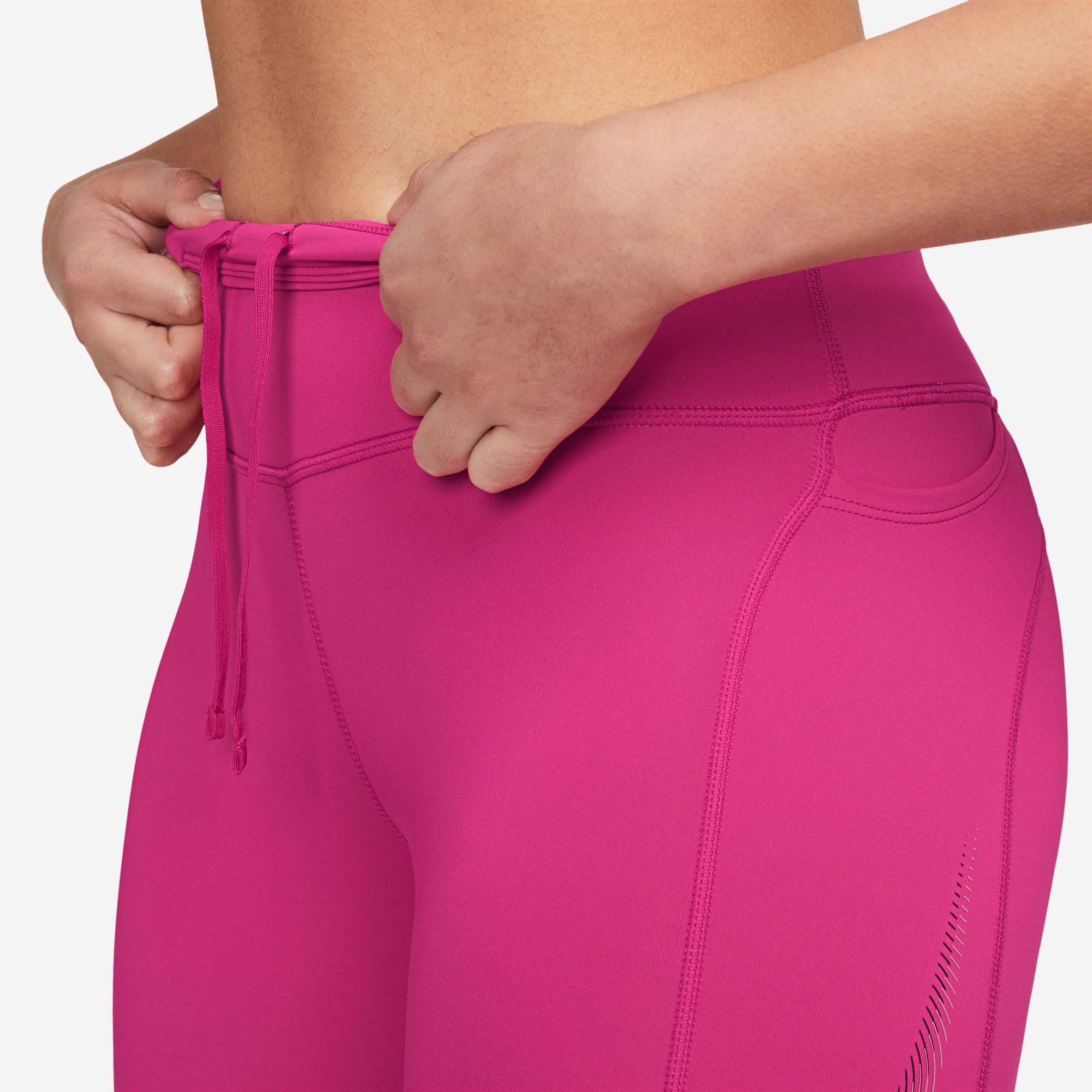 Nike Laufhose »FAST SWOOSH WOMEN'S MID-RISE / LEGGINGS«