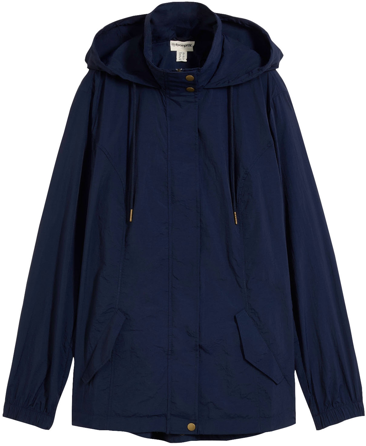 bonprix Veste tous temps mit Kapuze sportlicher Stil, leichter Parka mit Kapuze, mit seitlichen Taschen