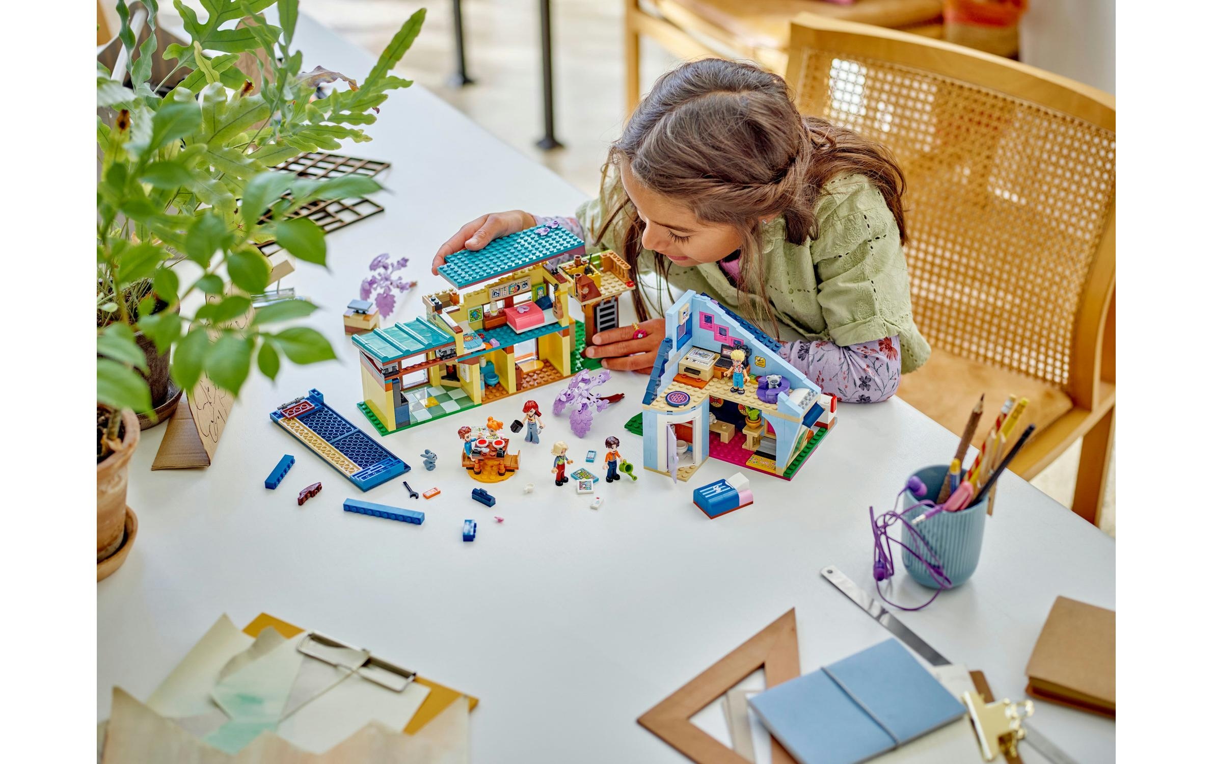 LEGO® Spielbausteine »Ollys und Paisleys Familien Haus 42620«, (1126 St.)