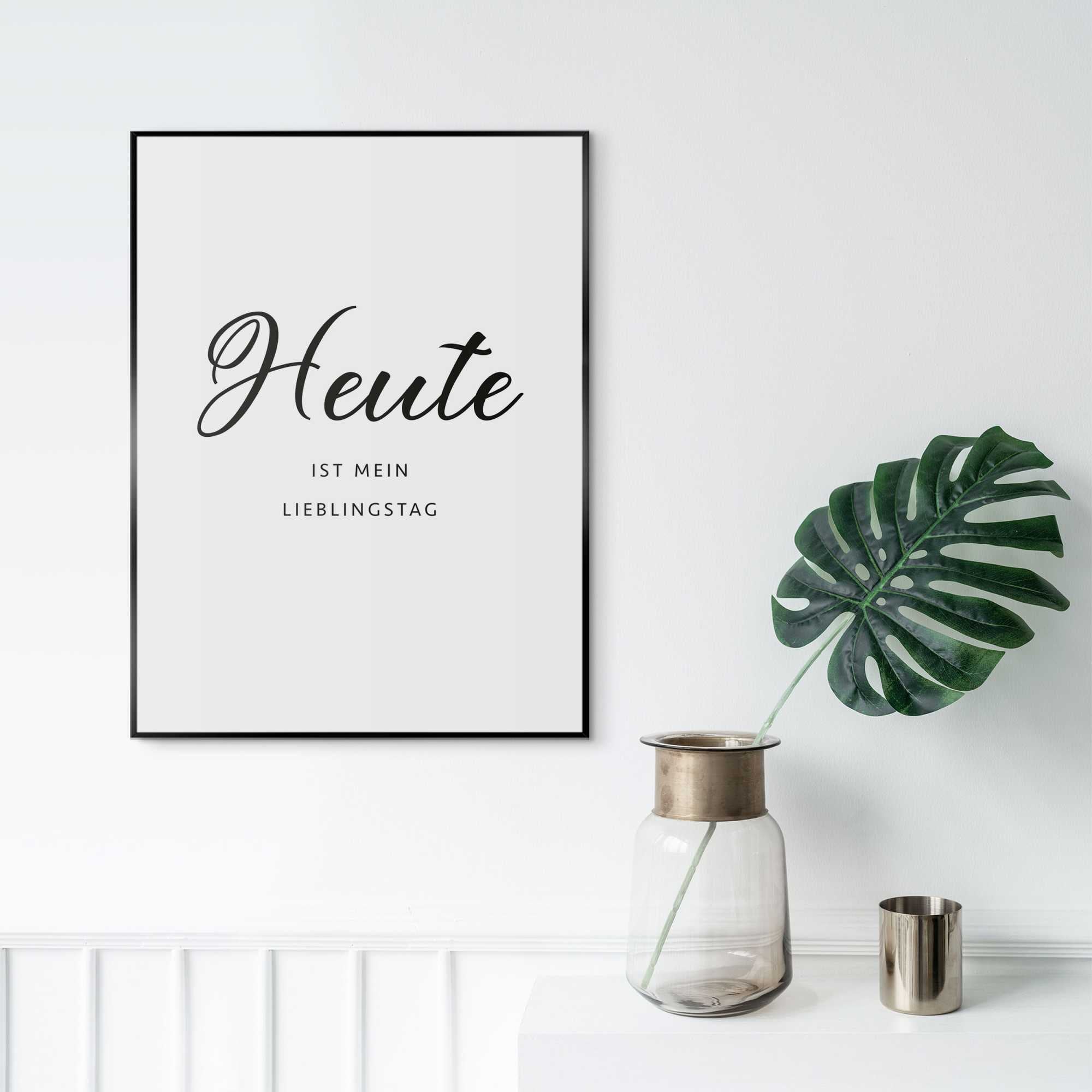 Image of Reinders Bild mit Rahmen "Heute"