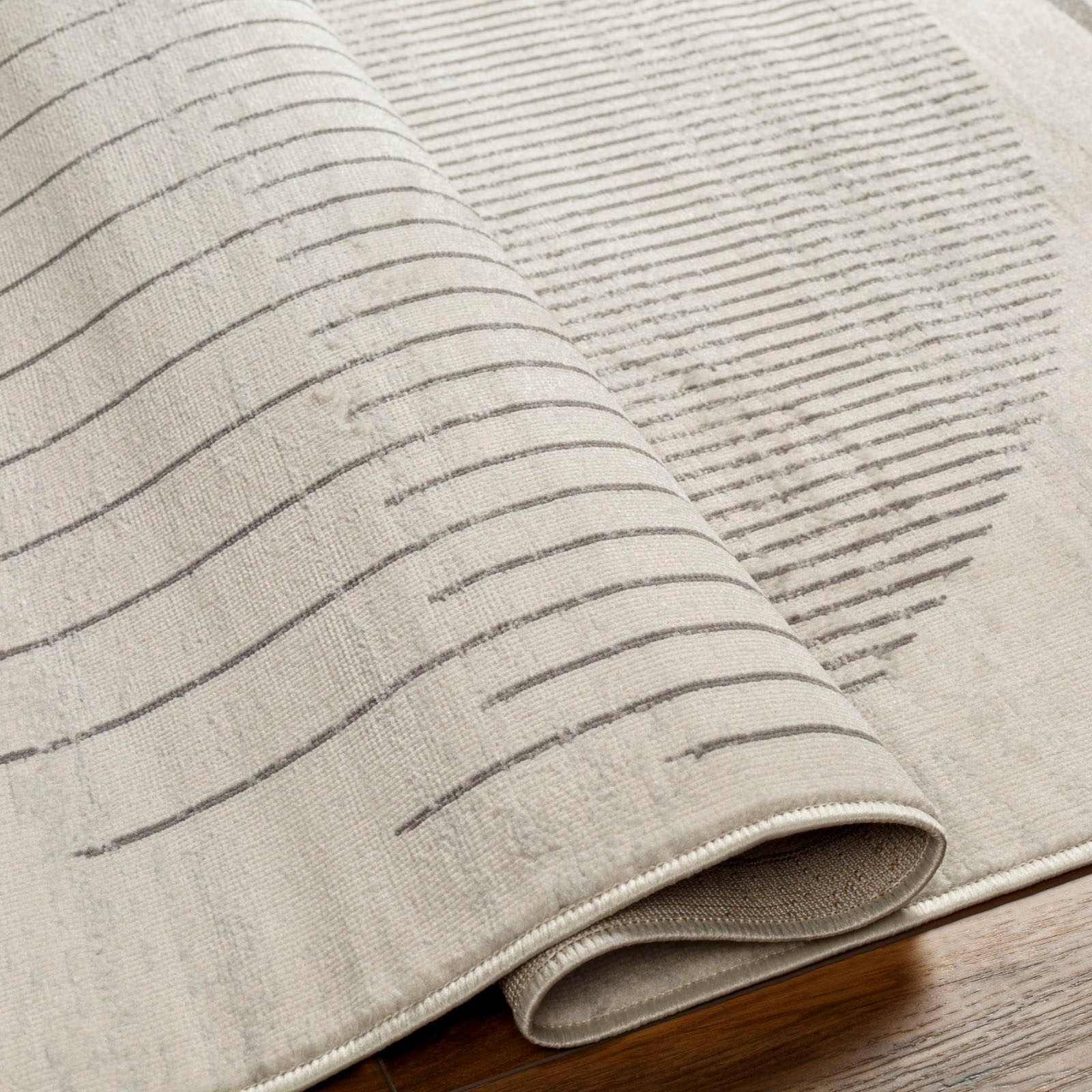 Livabliss Teppich »SANTIAGO«, rechteckig, 10 mm Höhe, Skandinavischer Teppich, Kurzflor Boho-Wohnzimmerteppich, Läufer