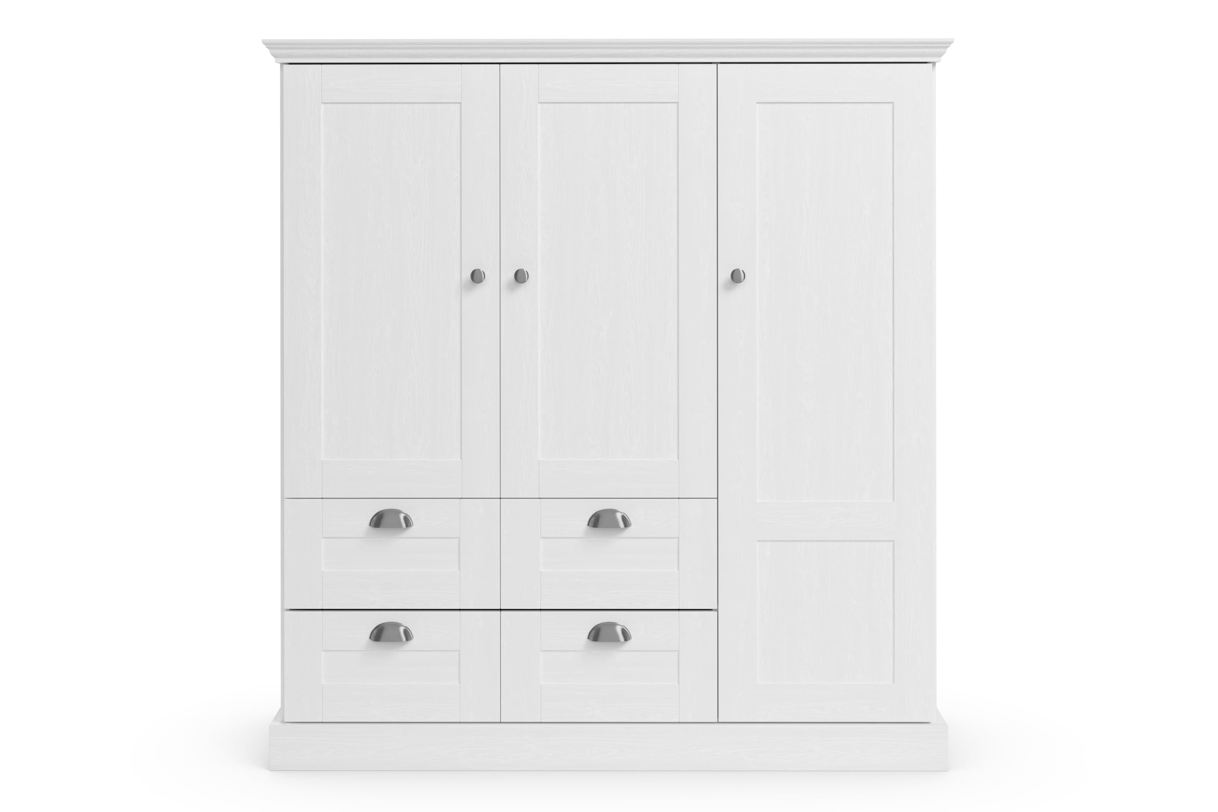 Home affaire Wäscheschrank »Motala«, (B/H/T ca. 133x120x35), mit 2 grosse Schubladen, Breite 122 cm, Höhe 130 cm
