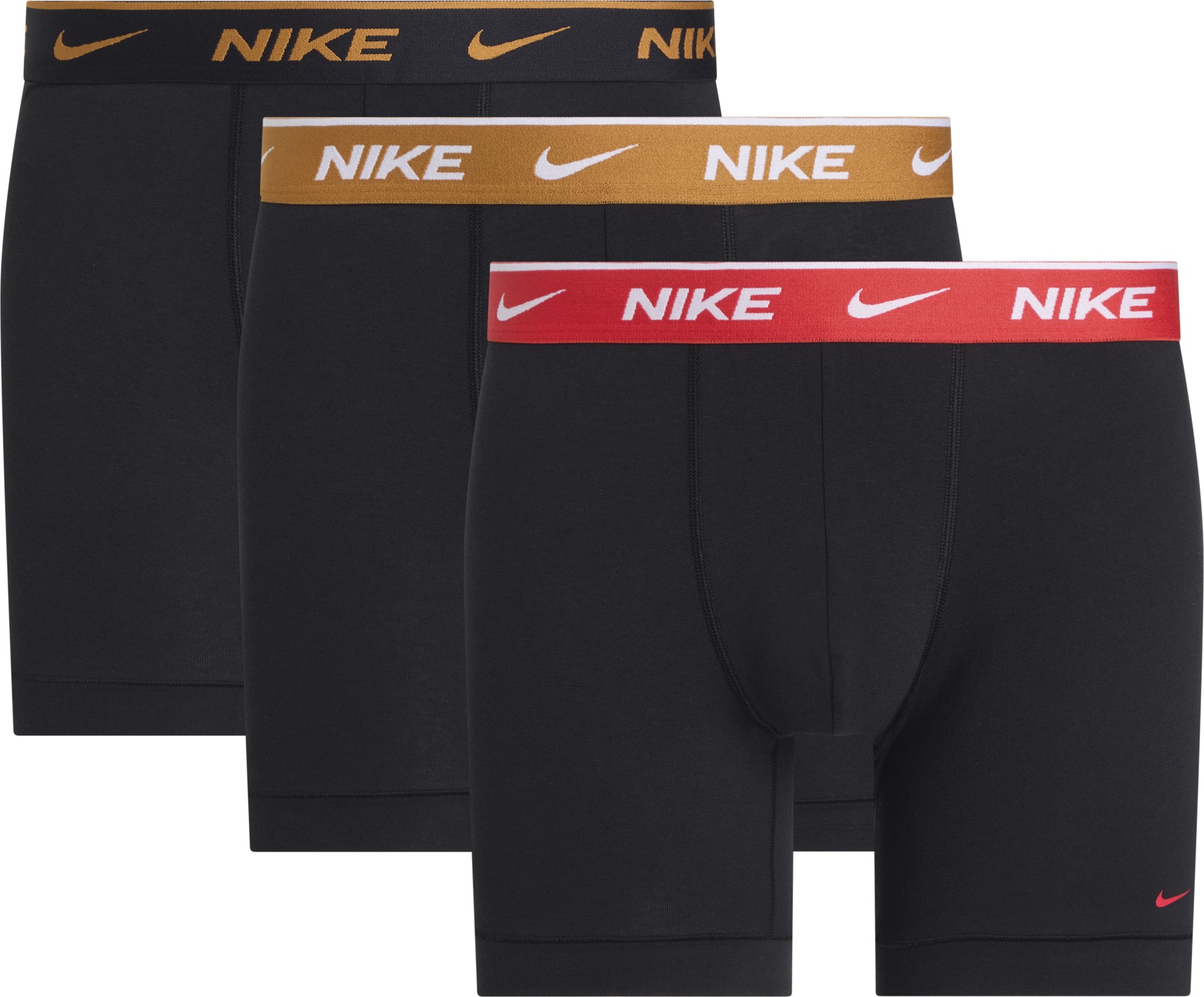 Image of NIKE Underwear Boxershorts "BOXER BRIEF 3PK" Packung, 3er, 3 Stk. mit NIKE Logo-Elastikbund