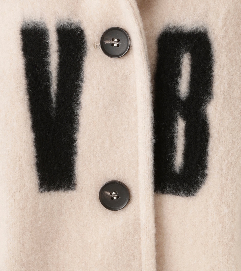 Aniston CASUAL Fleecejacke, mit grossflächigem "GOOD VIBES"-Schriftzug - NEUE KOLLEKTION
