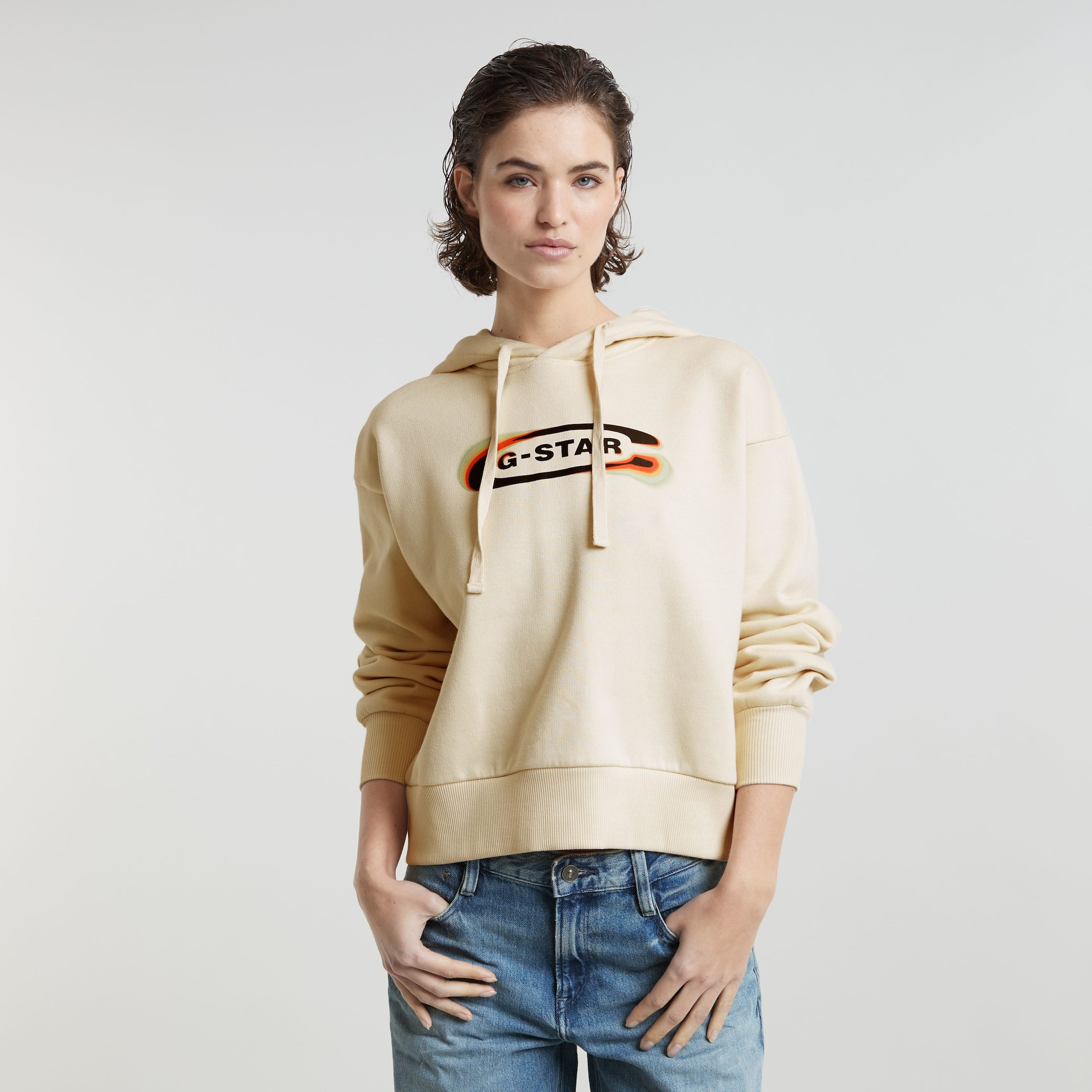 Image of G-STAR Kapuzensweatshirt "Old Skool Logo Loose"