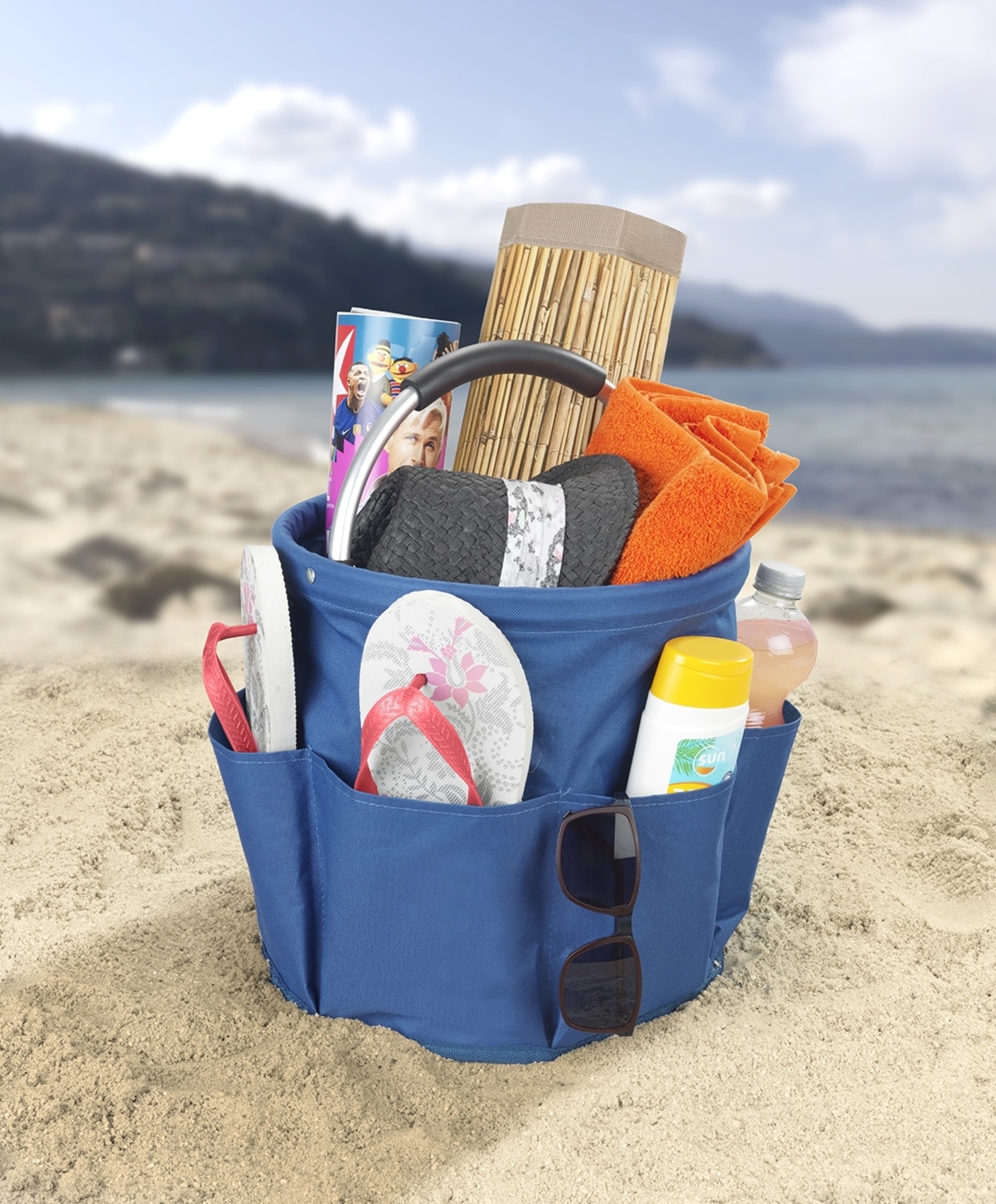 Maximex Organizer »Universal-Reinigungs-Caddy«, Allzweckkorb mit 6 Aussentaschen, ideal für Haushalt, Garten & Camping