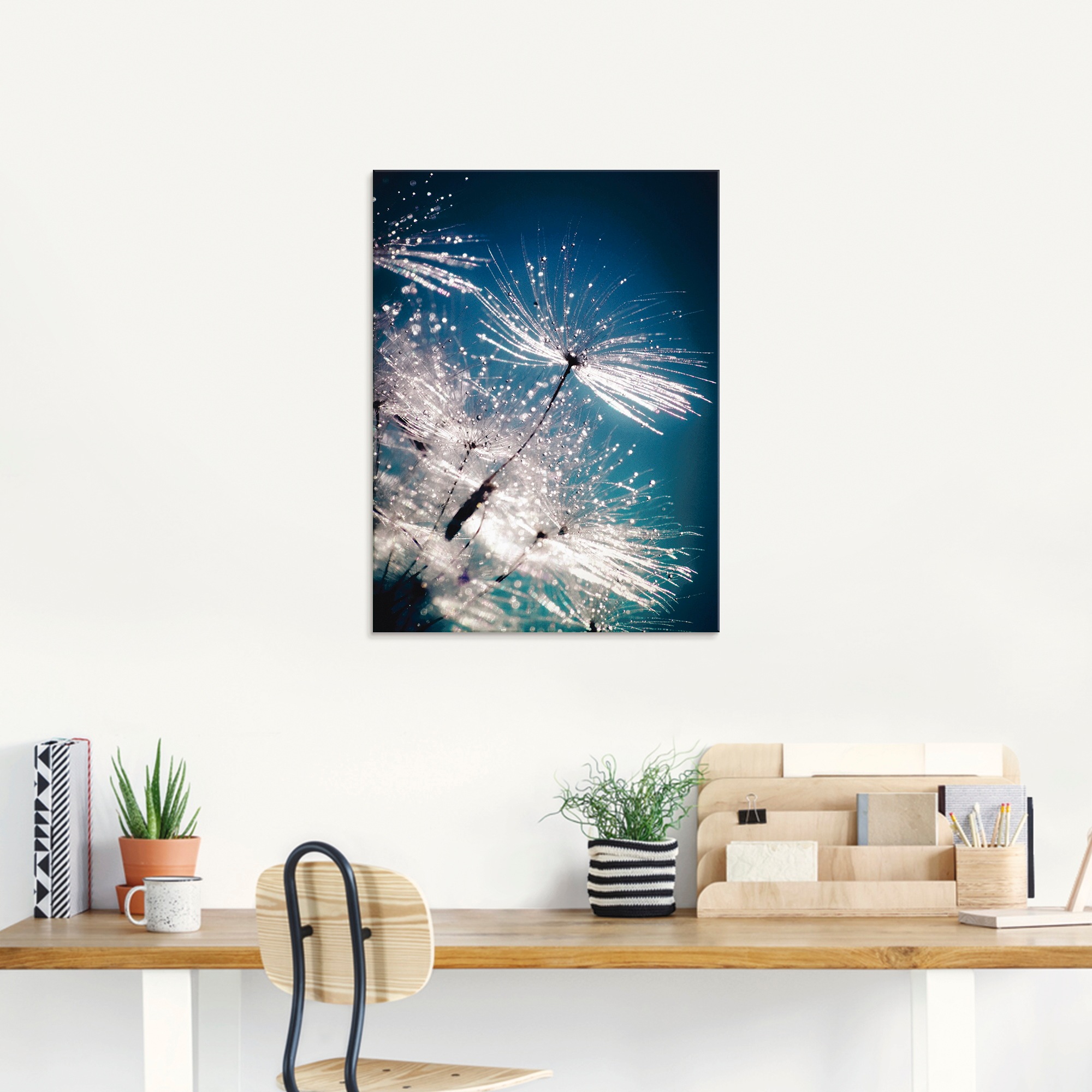 Artland Tableau en verre »Pusteblume Kristallschirmchen« 1 cuis tlg. in verschiedenen Grössen