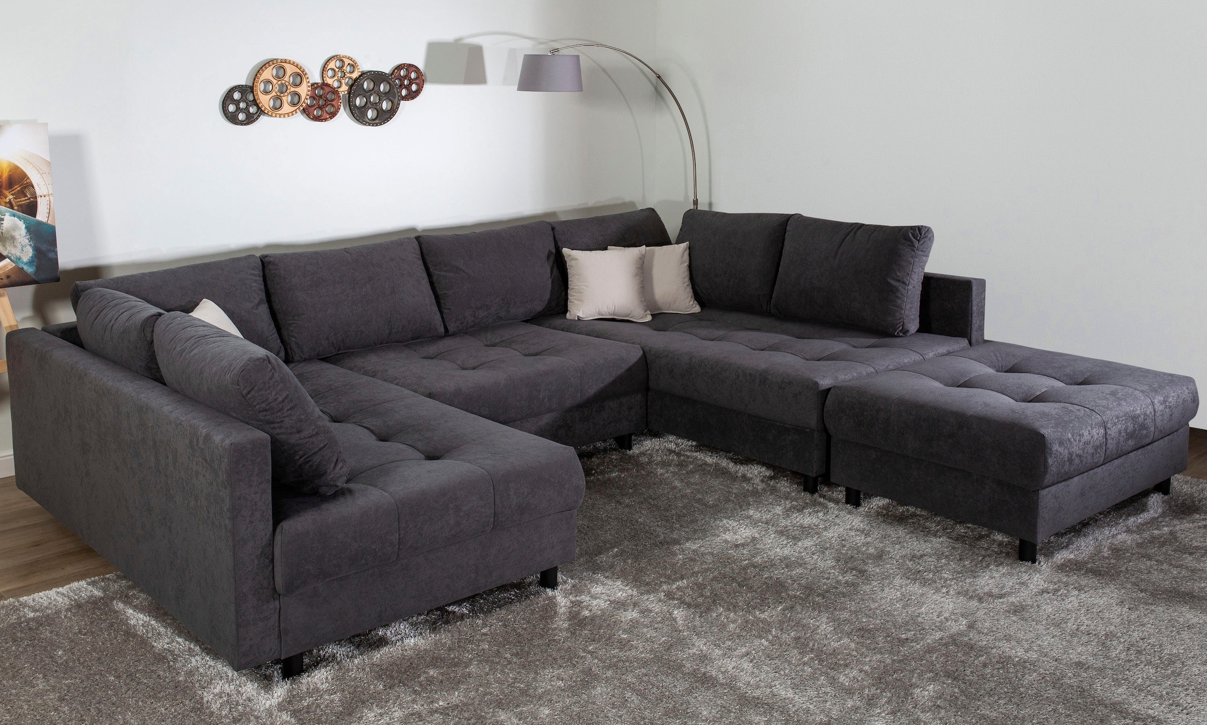 Home affaire Wohnlandschaft »Toni U-Form«