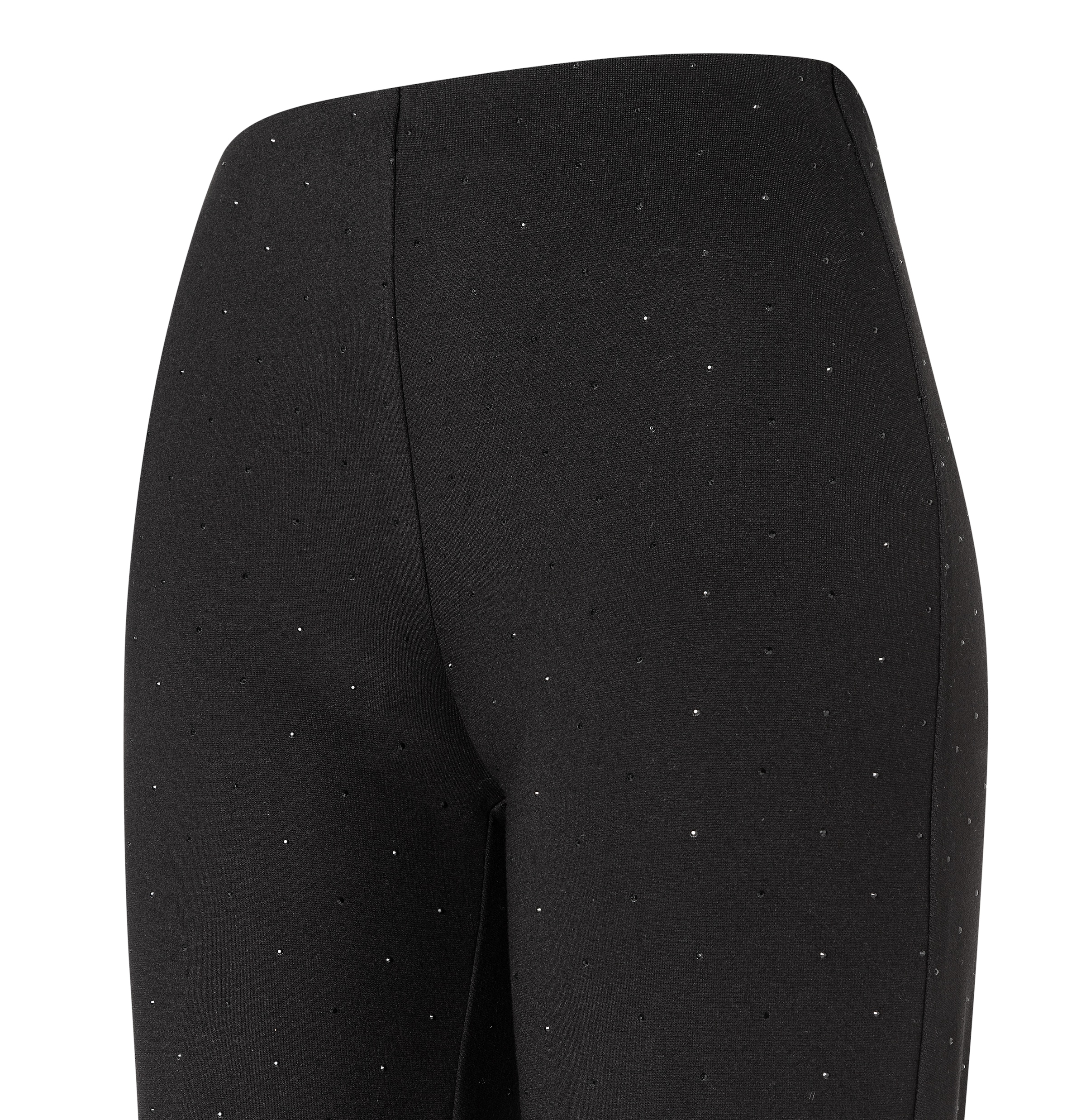 MAC Pantalon en tissu »FLARE«  Sommerhose mit Glitzersteinen