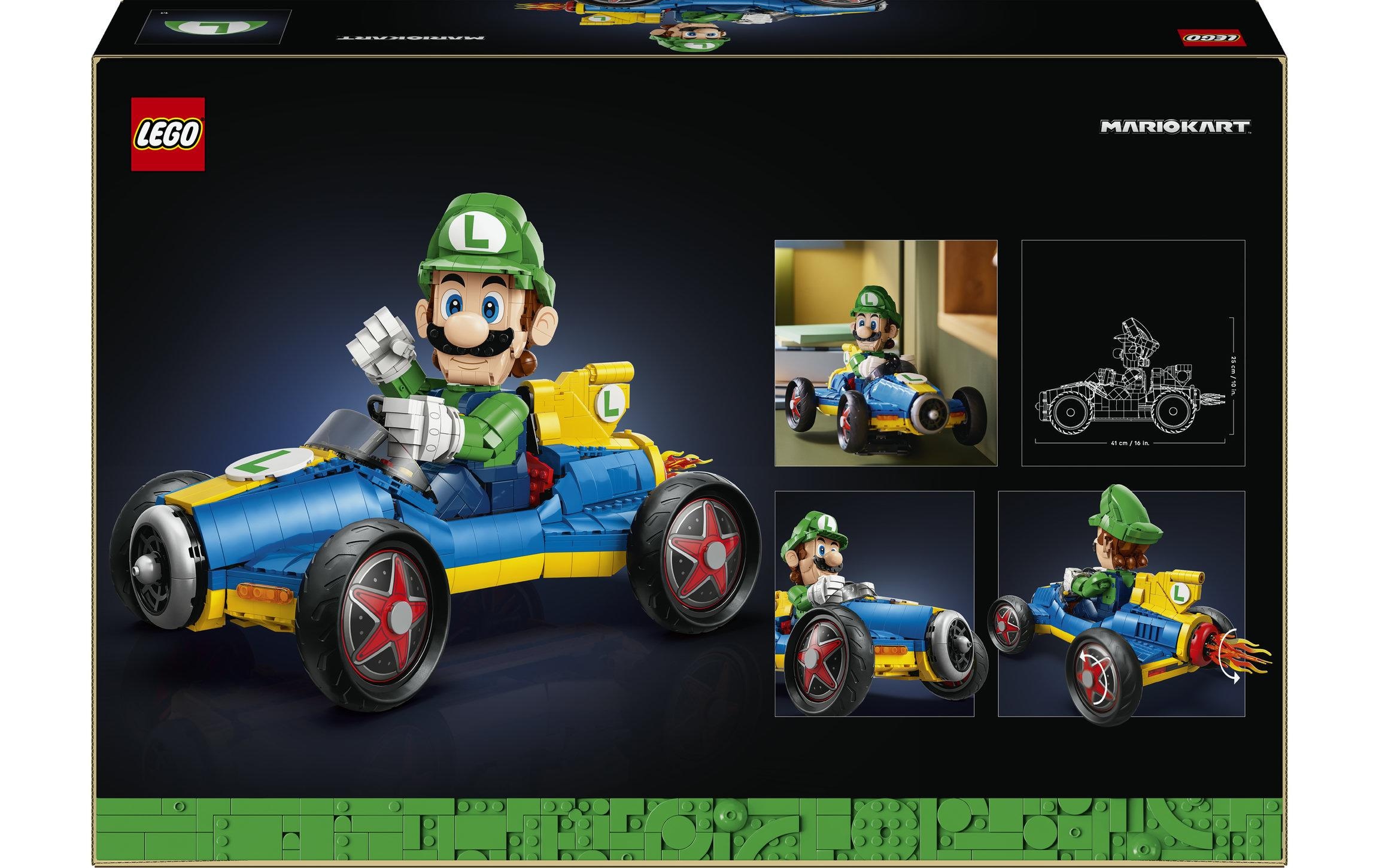 LEGO® Konstruktionsspielsteine »Mario Kart: Luigi & Turboflitzer (72050), LEGO Super Mario« Made in Europe
