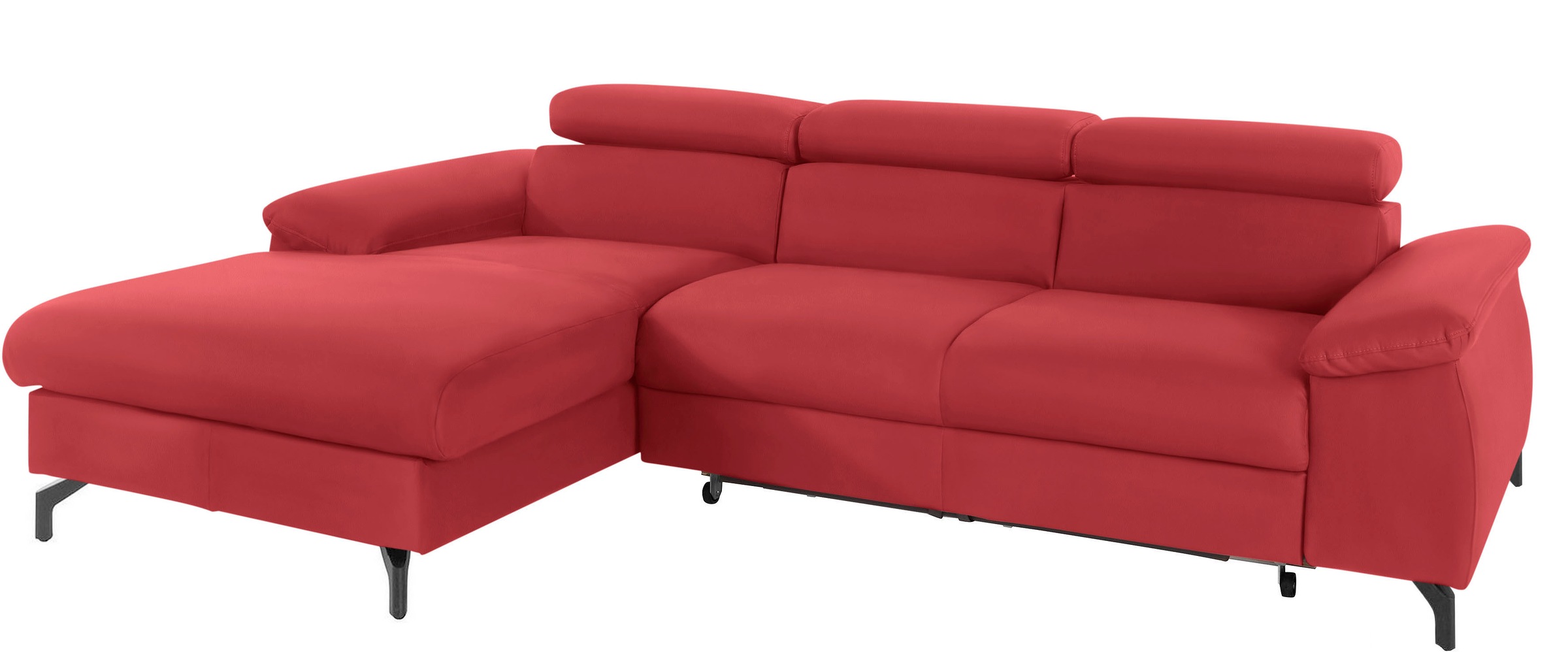 COTTA Ecksofa »Kitty L-Form«, mit Kopfteilverstellung, wahlweise mit Bettfunktion & Bettkasten