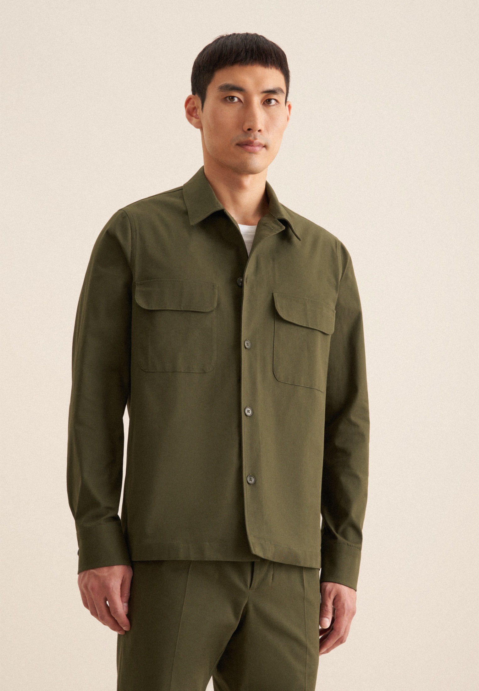 seidensticker Chemise à manches longues »Regular« 1/1 Kragen Uni