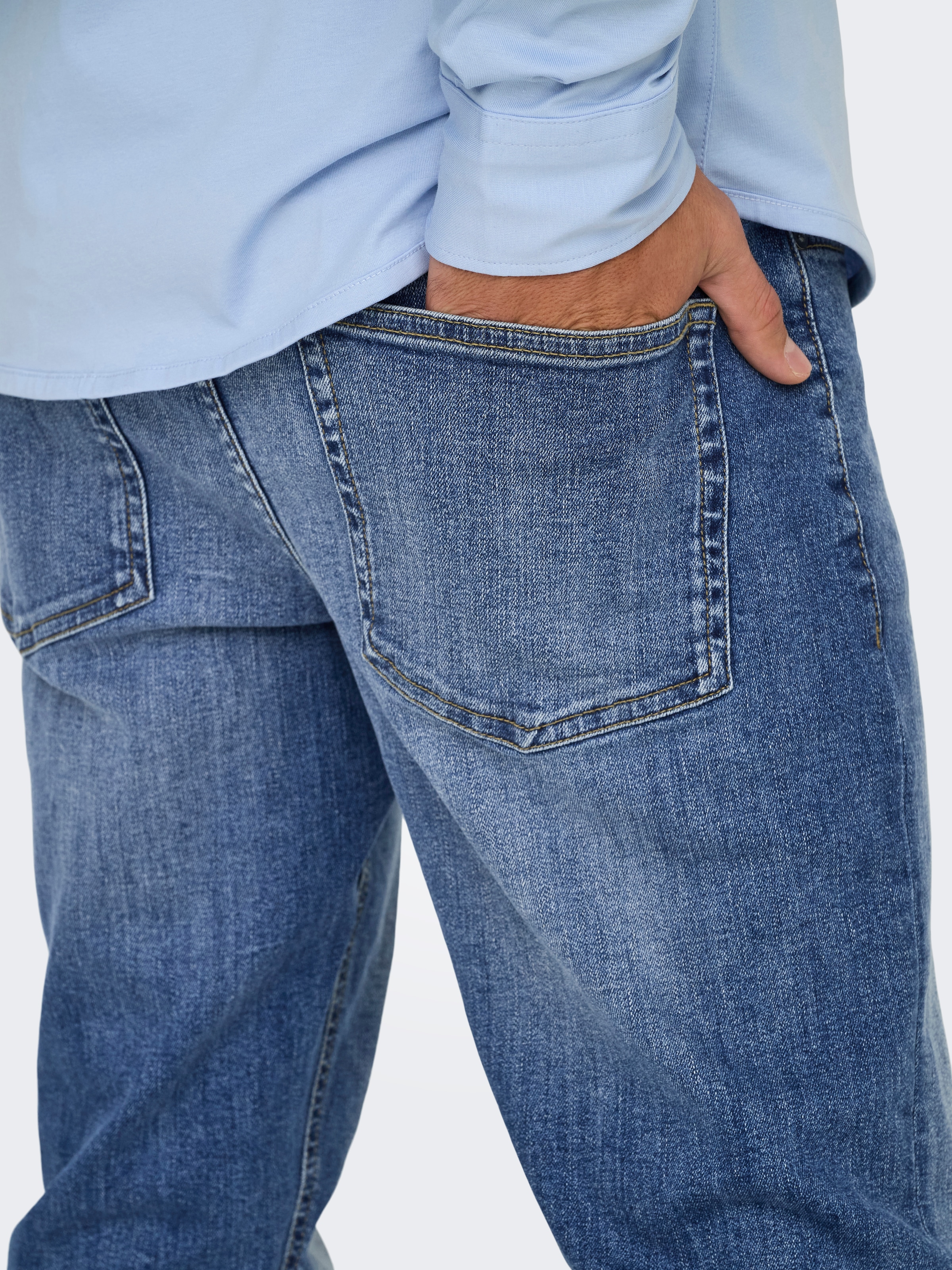 ONLY & SONS Regular-fit-Jeans »ONSWEFT REG. BOX AZG DNM MU OTL«