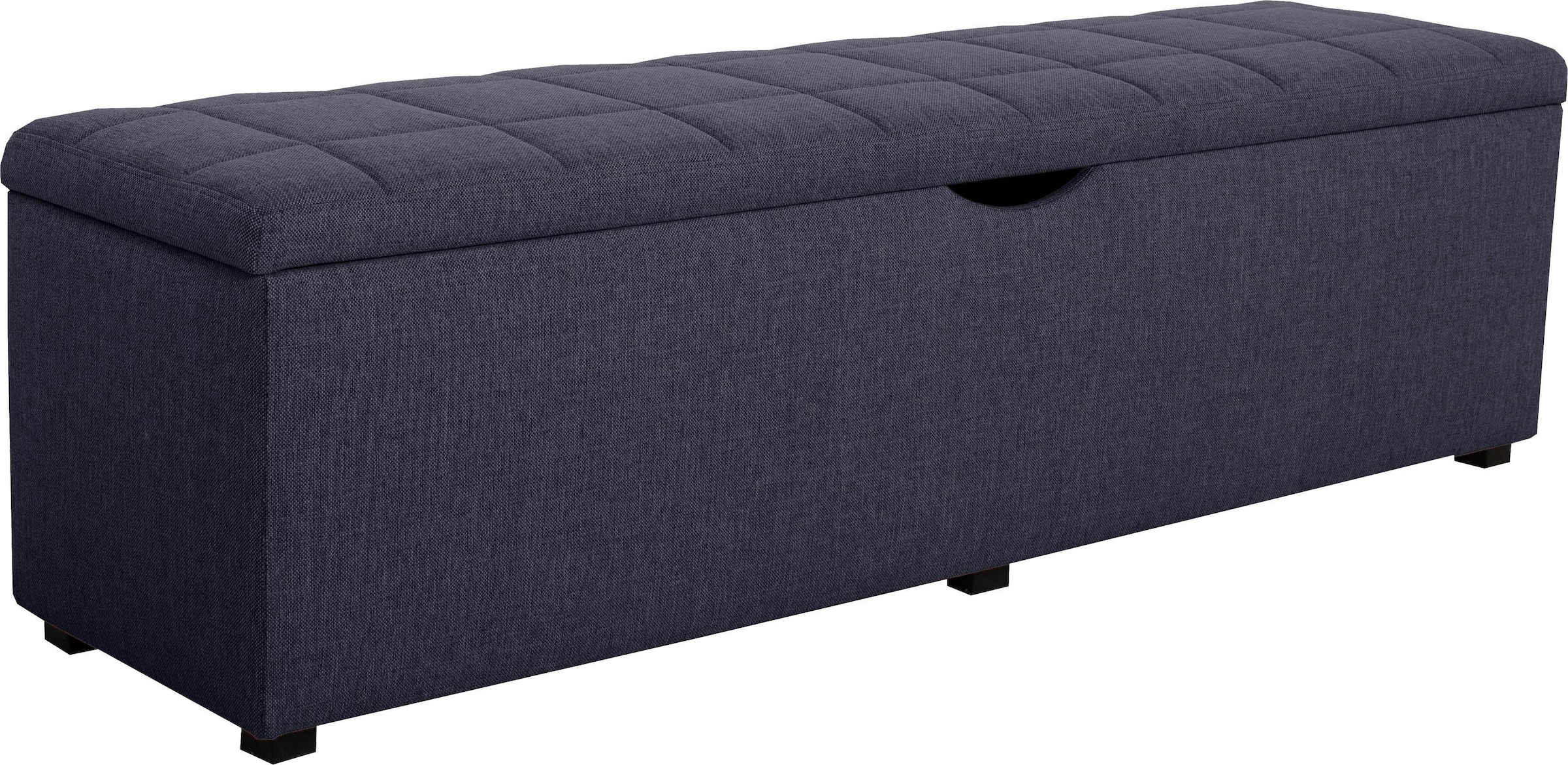 Image of Home affaire Hockerbank "Checked" mit Stauraum, Breite 120 cm und 160 cm, als Bettbank geeignet