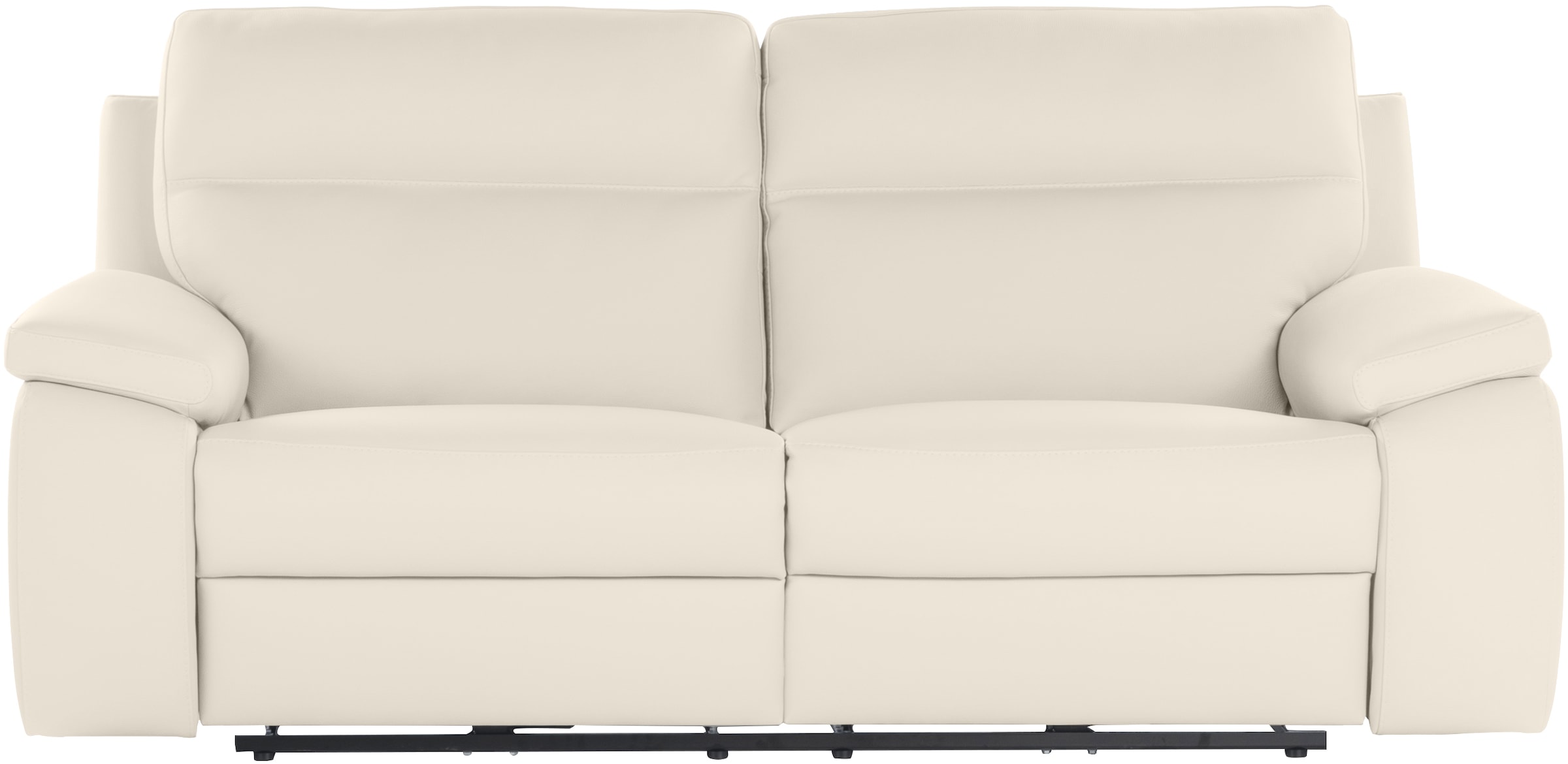 Image of CALIA ITALIA 3-Sitzer "Primo, hoher Sitzkomfort mit tollem Design" in Leder, optional mit elektrischer Relaxfunktion