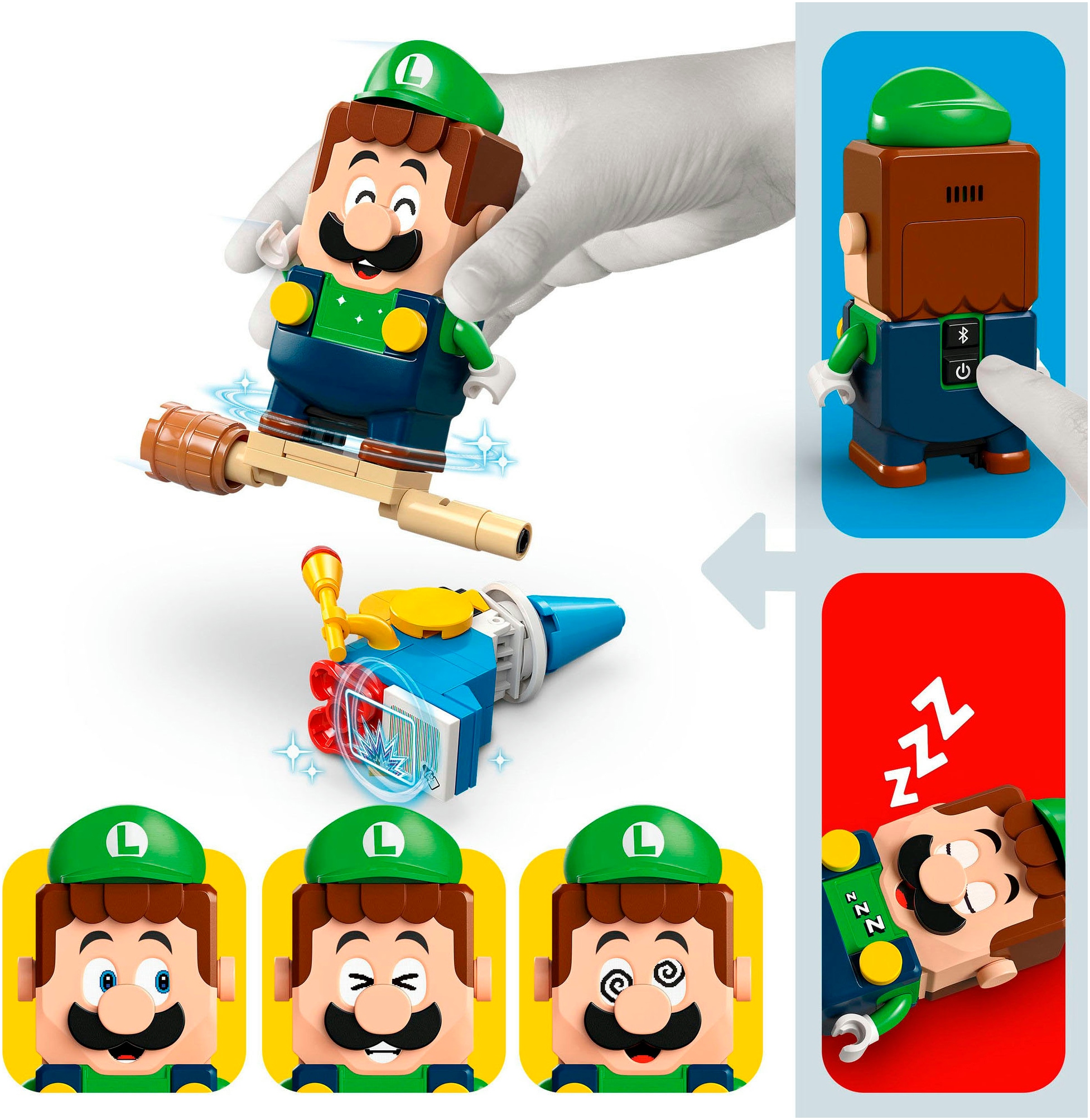 LEGO® Pions de construction »Abenteuer mit dem interaktiven LEGO® Luigi™ (71440), LEGO Super Mario« Made in Europe