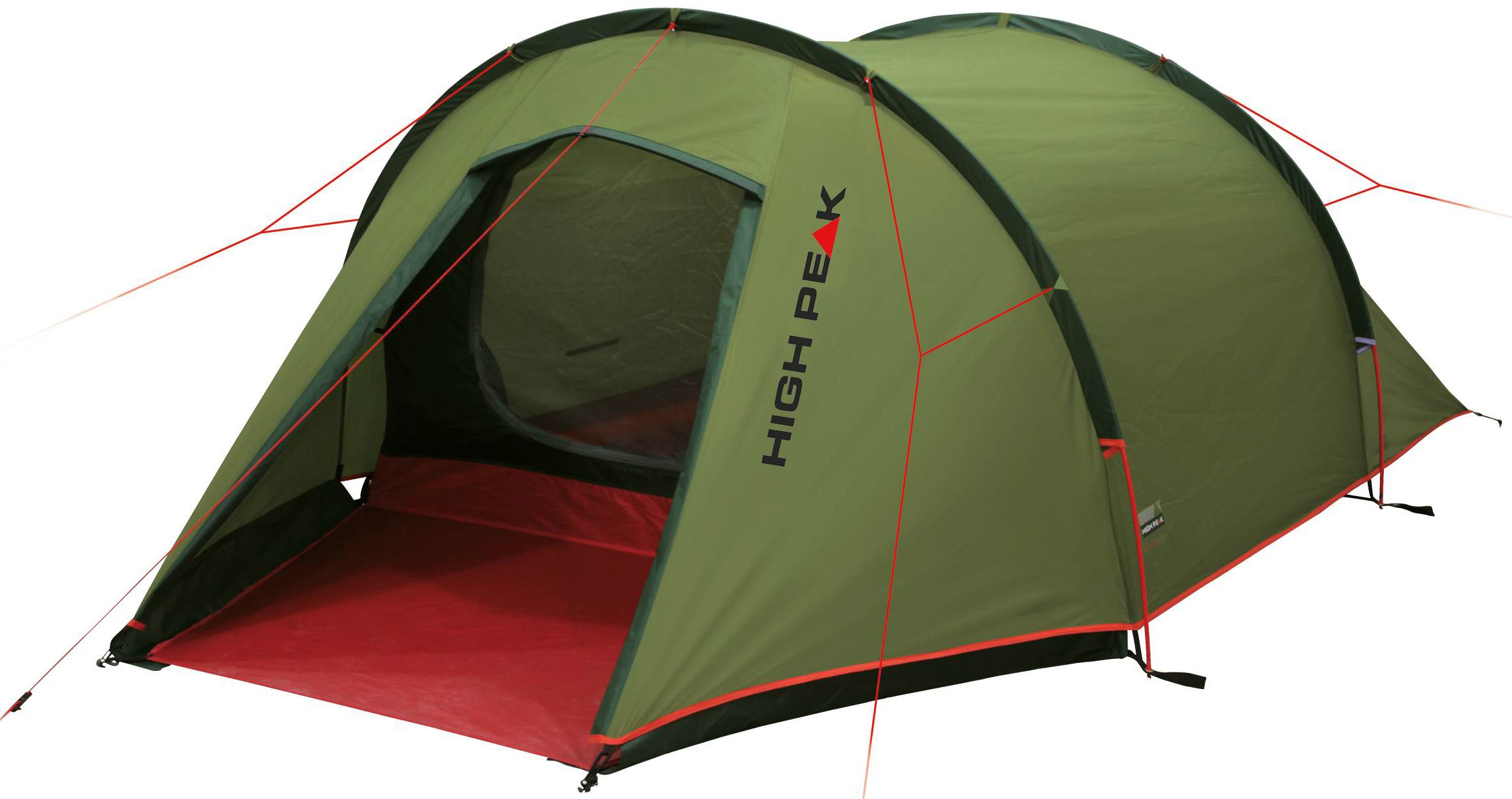 High Peak , Tunnelzelt »Kite 2 LW« 2 Personen , rot