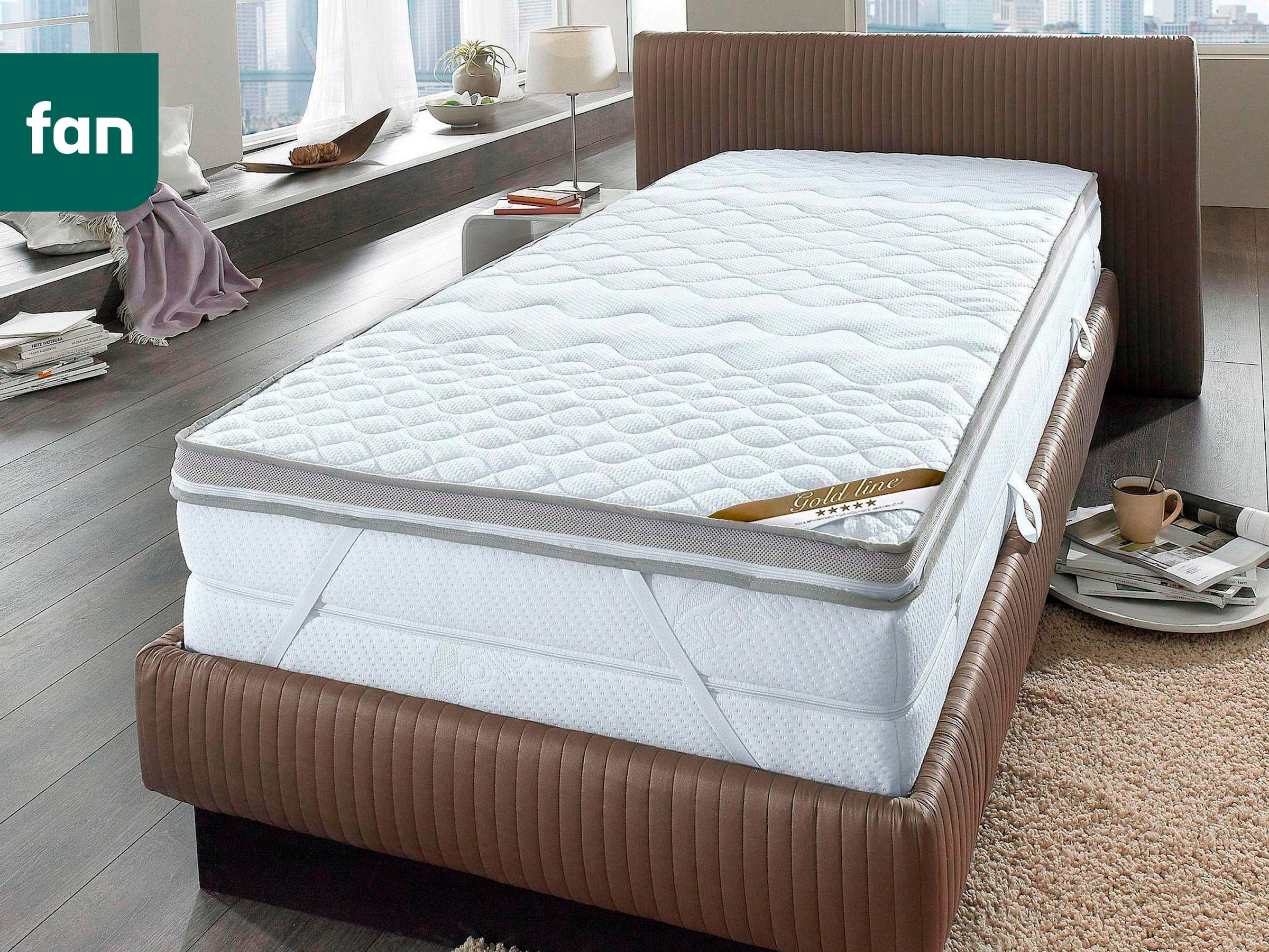 fan Topper "Softly XXL Plus, Topper 90x200, 140x200 cm und weitere Größen" Kundenliebling, über 1500 positive Bewertungen >Made in Germany