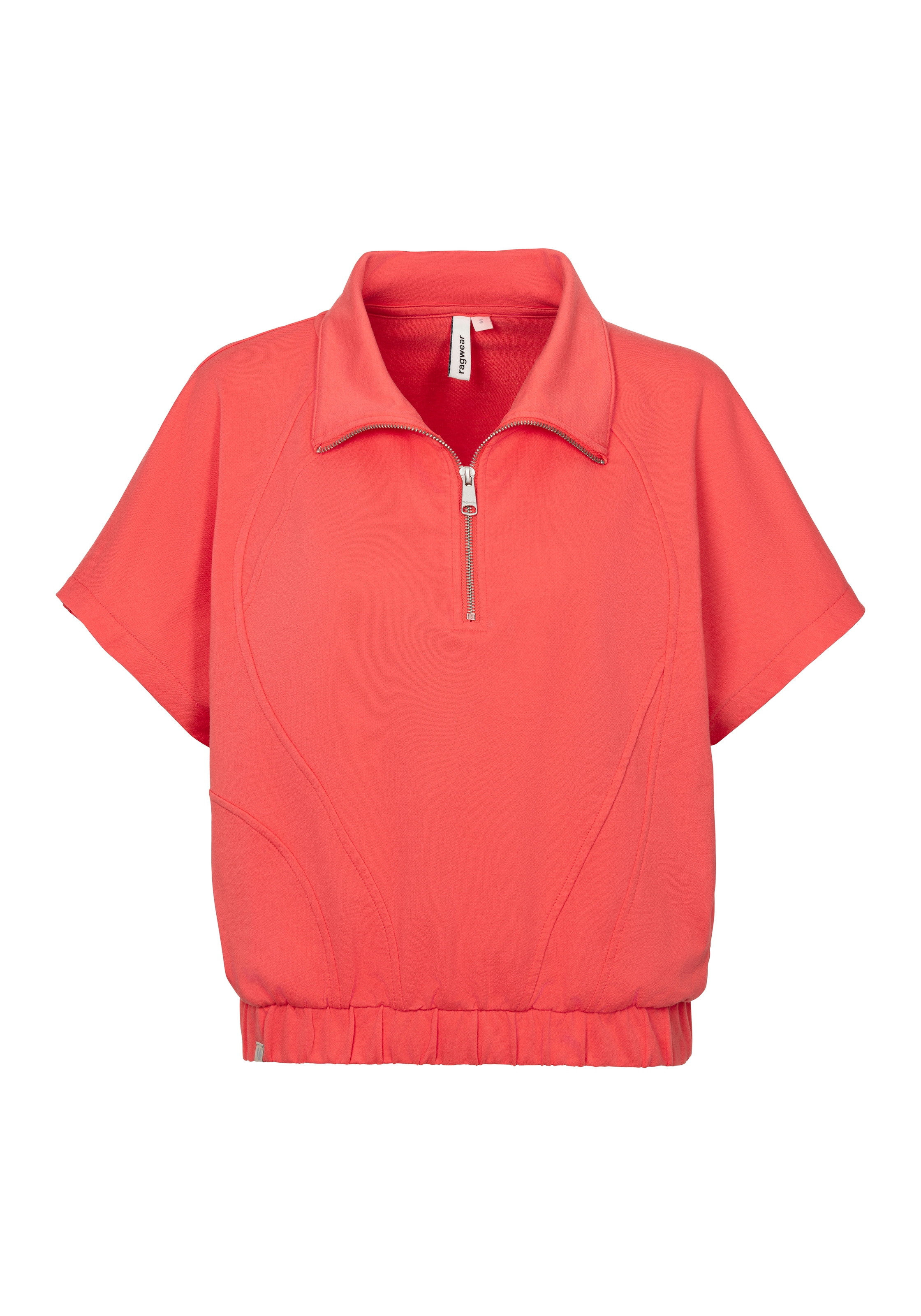 Ragwear Sweatshirt »IZZARA TOP«, mit überschnittenen Schultern und mit Reissverschluss im Troyer-Stil