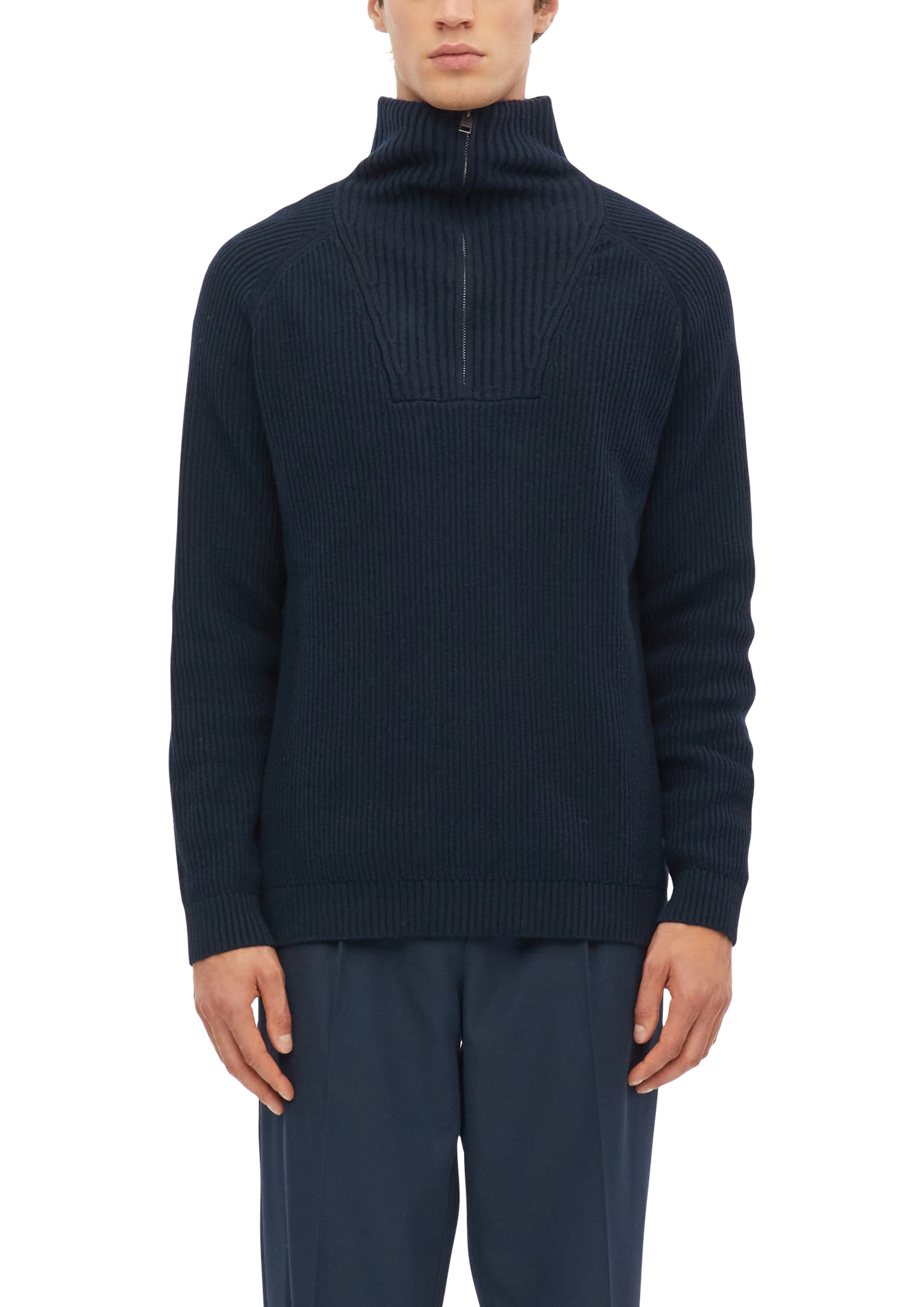 Image of s.Oliver Troyer Langarm-Strickpullover / Rundhals