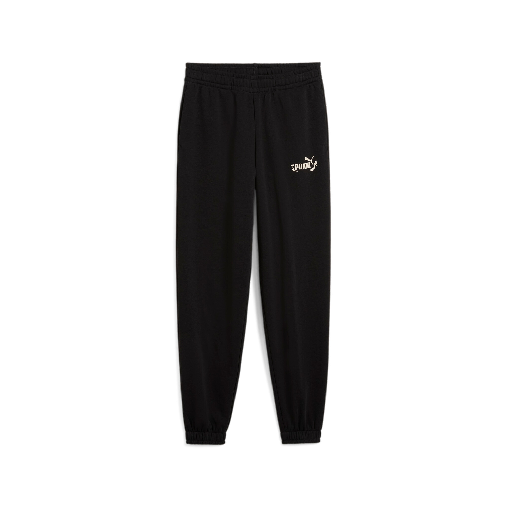 Image of PUMA Trainingshose "FLAMING LOVE SWEATPANTS TR G" sportlicher Stil, für Jugendliche, aus Baumwollmischung
