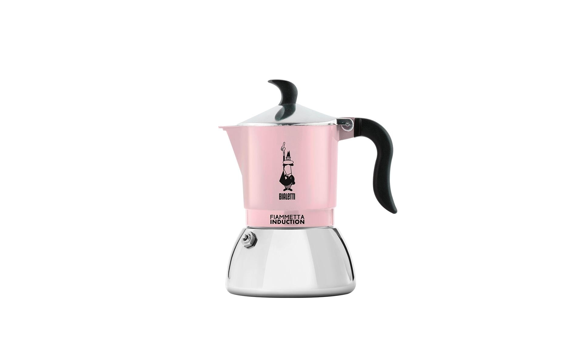 BIALETTI Espressokocher »Fiammetta Induction für 2 Tassen, Rosa«