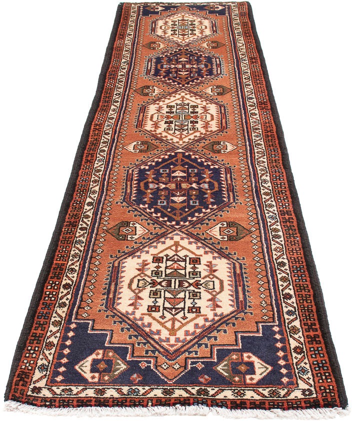 Image of morgenland Orientteppich »Perser - Nomadic - 290 x 72 cm - mehrfarbig«, rechteckig, 10 mm Höhe, Wohnzimmer, Handgeknüpft, Einzelstück mit Zertifikat bei Ackermann Versand Schweiz