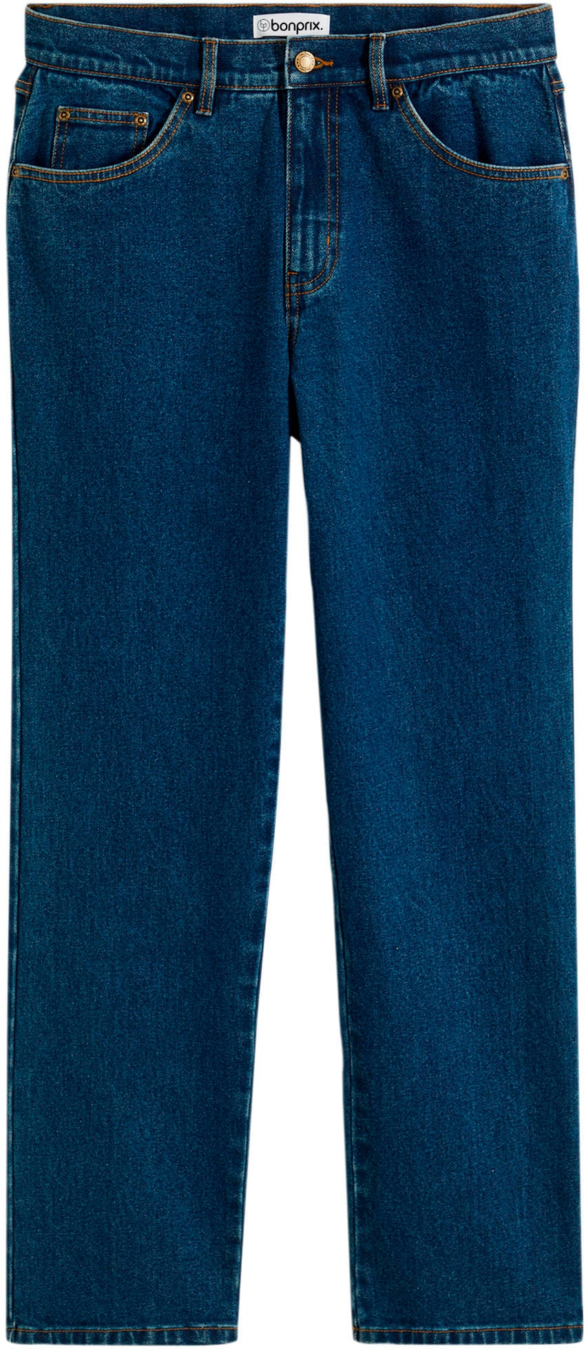 bonprix »Classic Fit Stretch-Jeans, Straight« coupe classique, en coton avec élasthanne