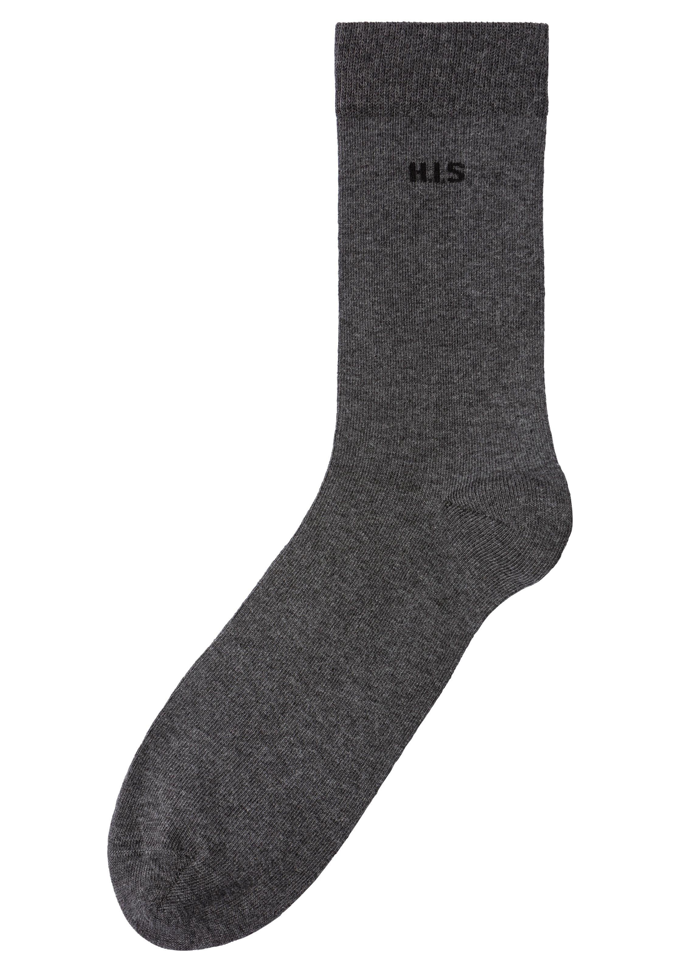 H.I.S Socken, (Packung, 10 Paar), mit farbigem Innenbund