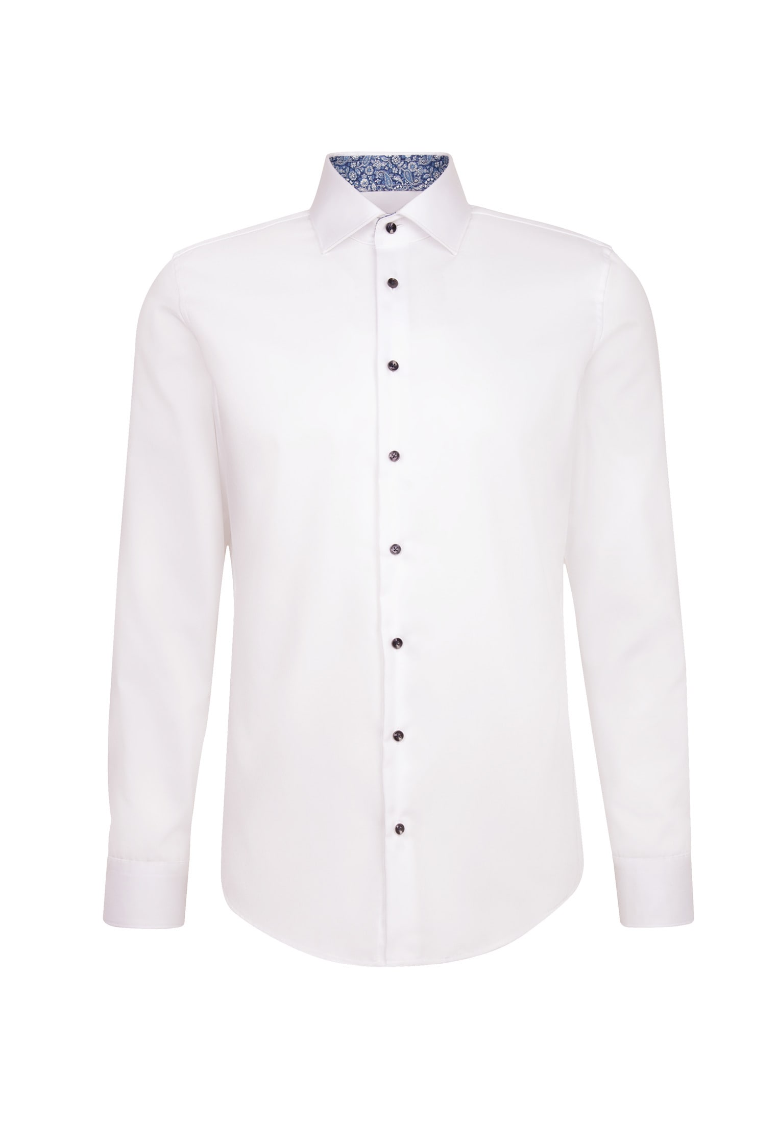 seidensticker Businesshemd »Schwarze Rose« Shaped 1/1 Kentkragen Uni