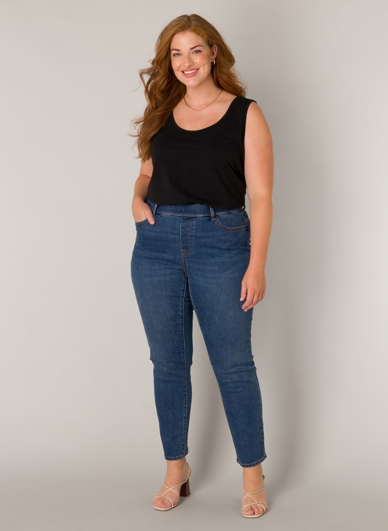 Base Level Curvy Jeggings, in grossen Grössen