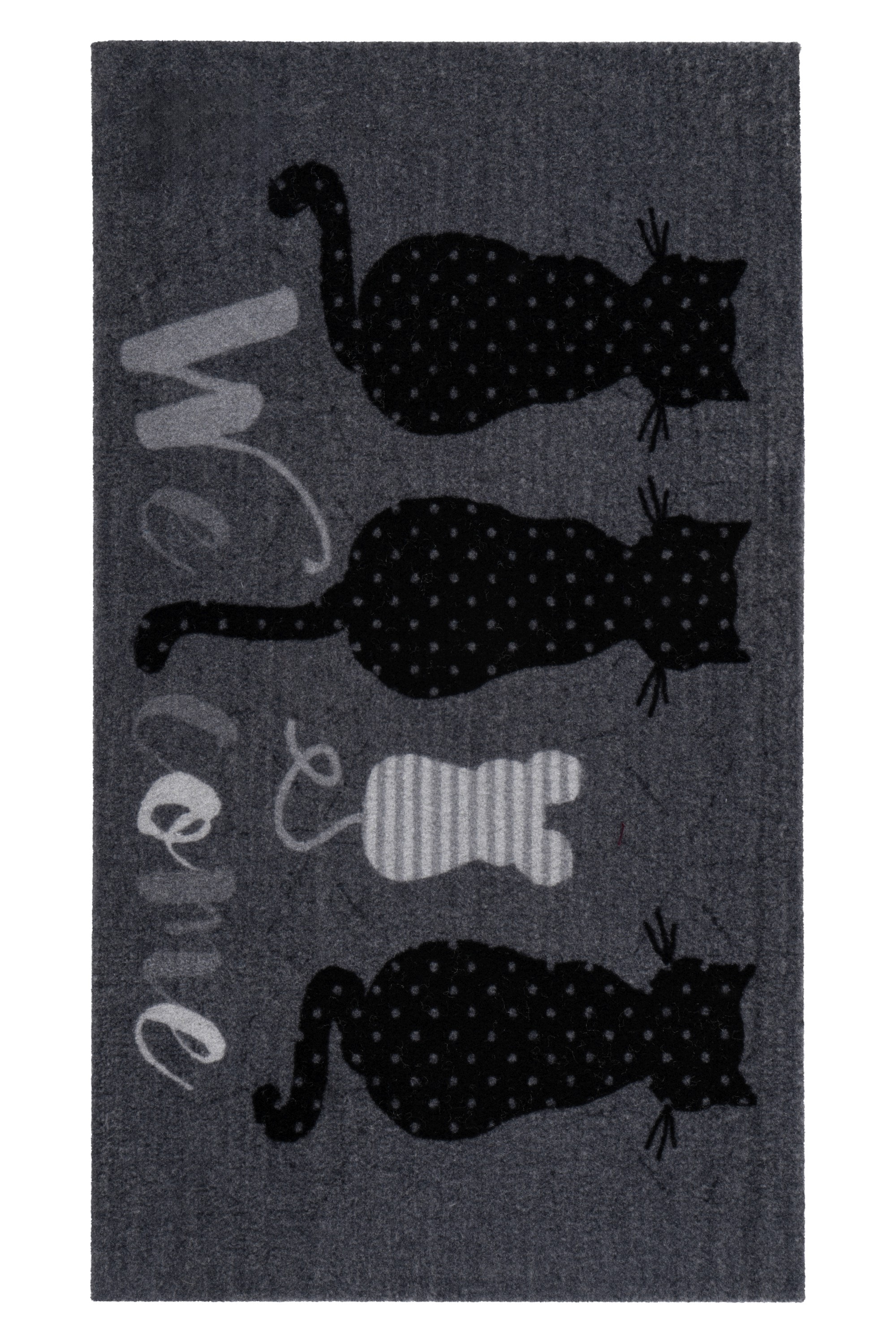 Image of Kayoom Fussmatte "Cosy Entry 425" rechteckig 6 mm Höhe Türmatte, Schmutzfang, Katzen, Eingang