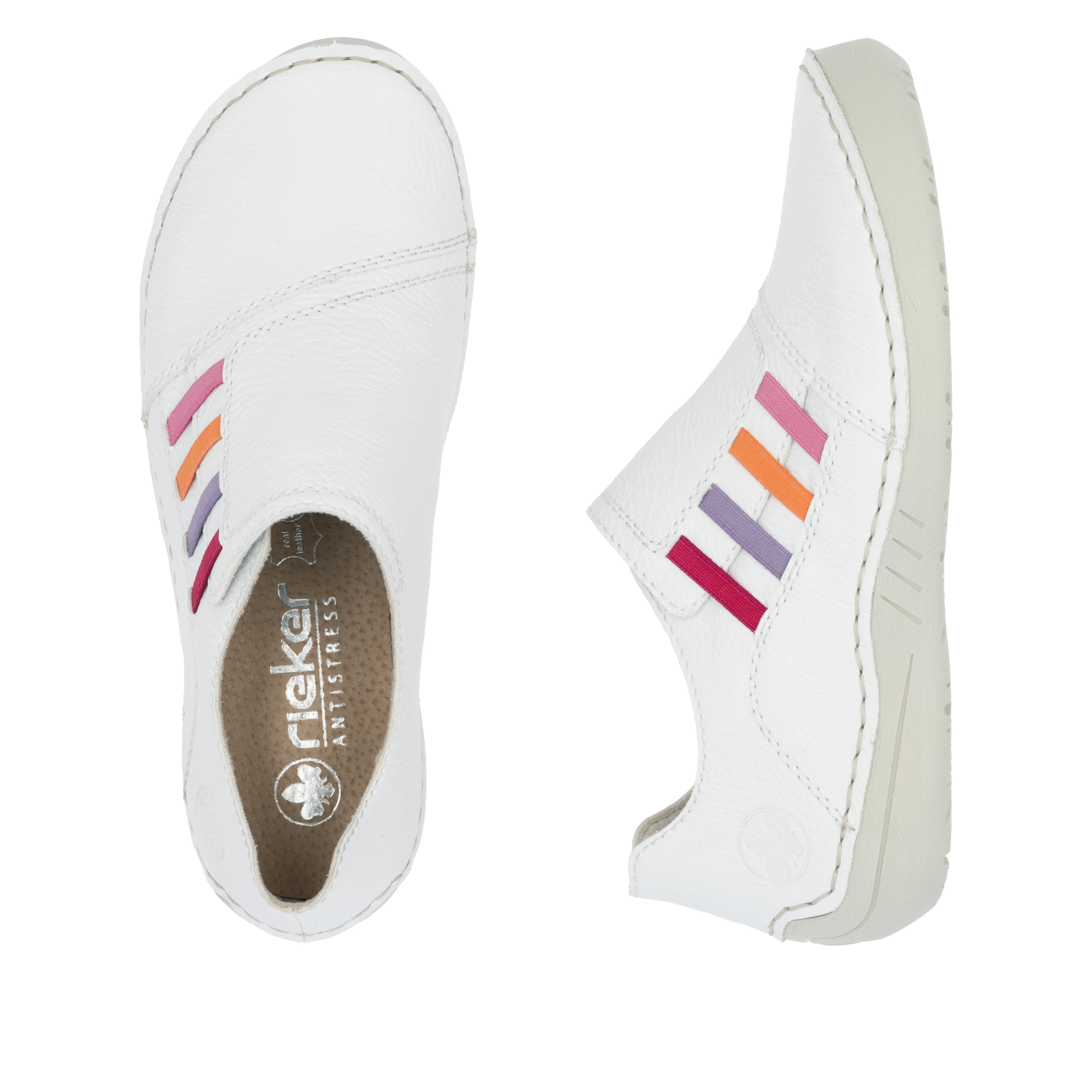Rieker Slipper  Slip-on Sneaker, Schlupfschuh, Halbschuh mit weicher Innnensohle