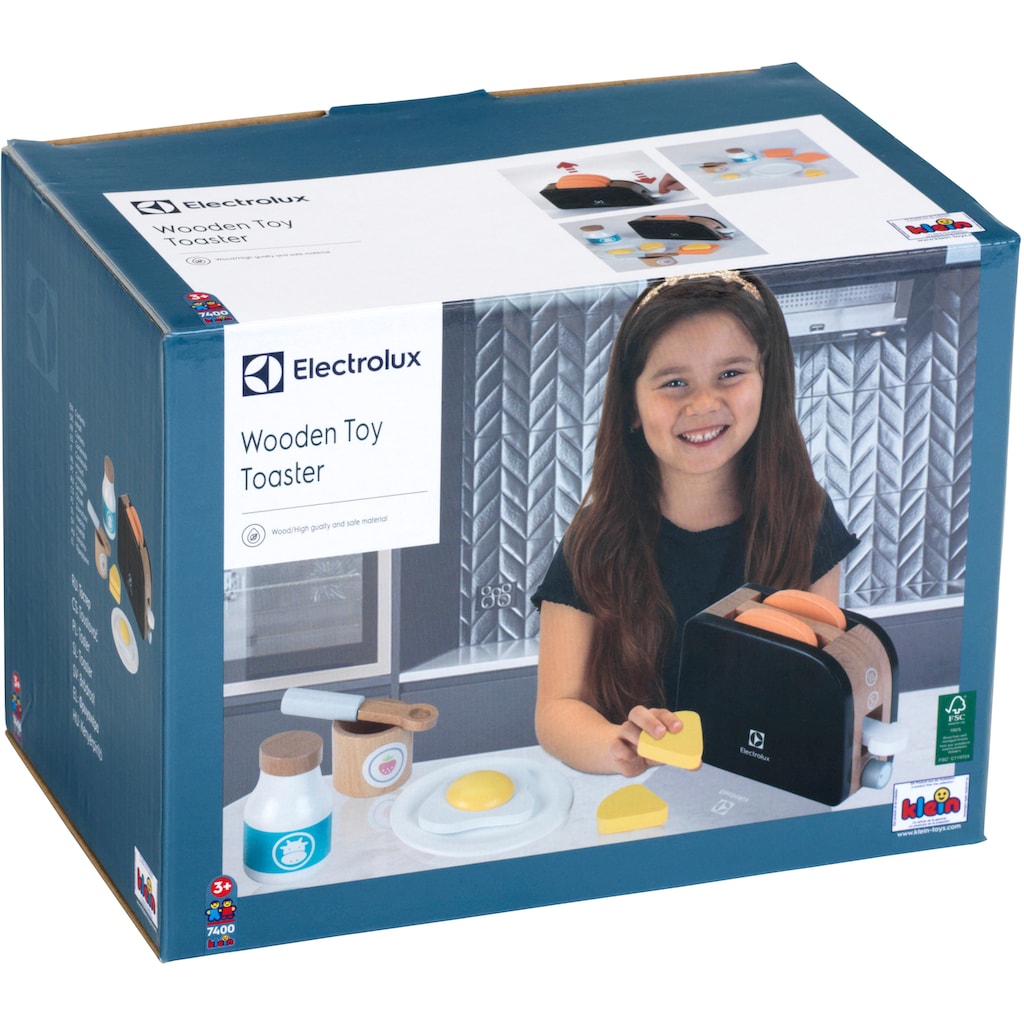 Klein Kinder-Toaster »Holzspielzeug, Electrolux, Holz«, mit Toastscheiben aus Holz