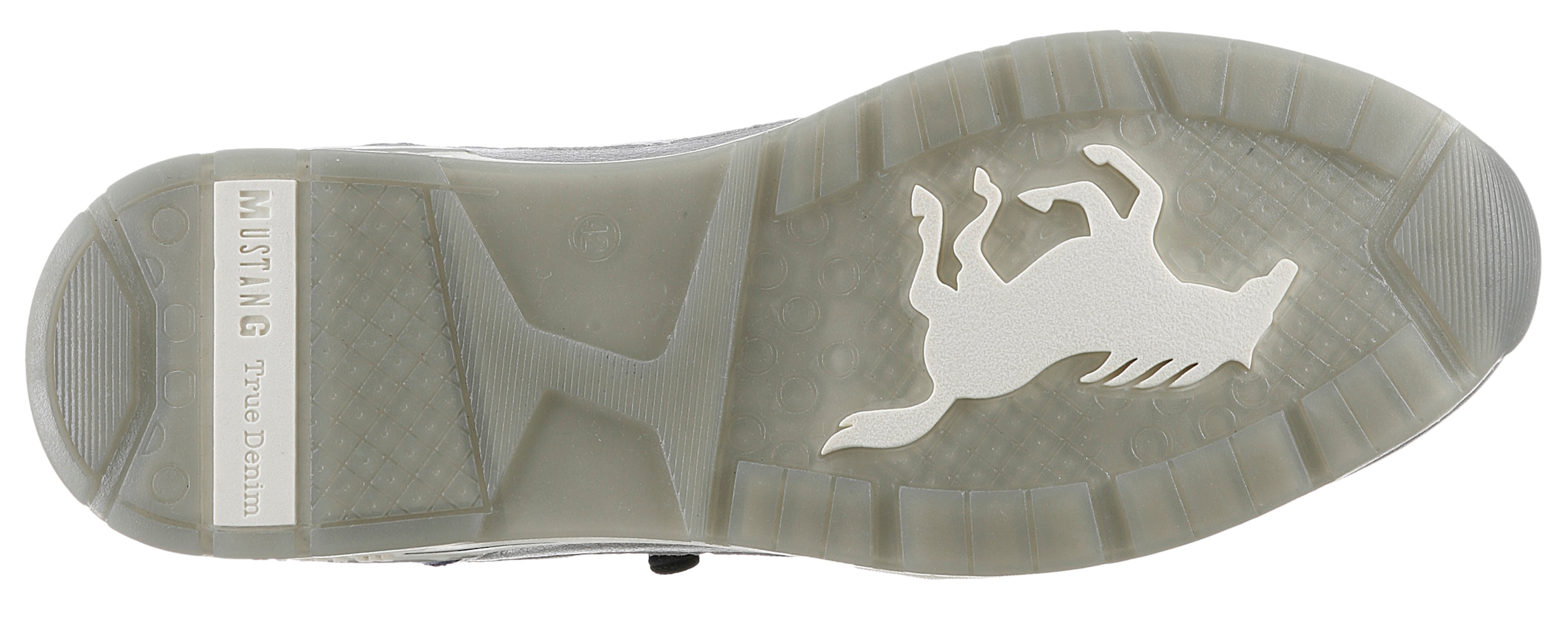Mustang Shoes Sneaker, mit Aussenreissverschluss, Freizeitschuh, Halbschuh, Schnürschuh