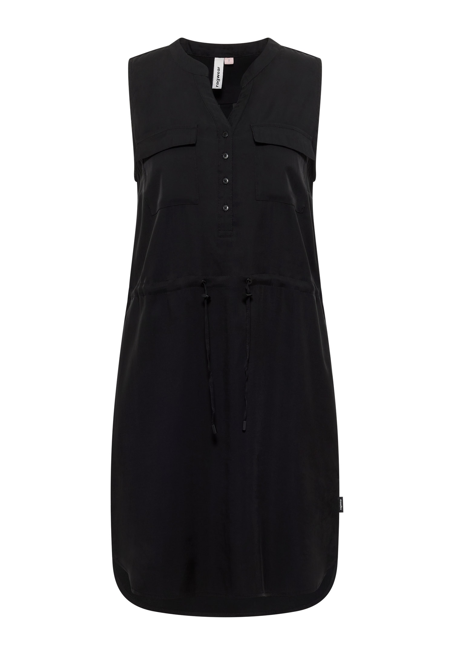 Ragwear Sommerkleid »ROISSIN« Brusttaschen Viskosemischung mit Brusttaschen, Taillenband und Anti-Knitter-Finish