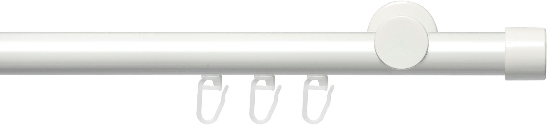 Liedeco Gardinenstange »Innenlaufgarnitur 20 mm Power Endkappe«, 1  läufig-läufig, Fixmass, Gardinenstange Komplett bequem kaufen
