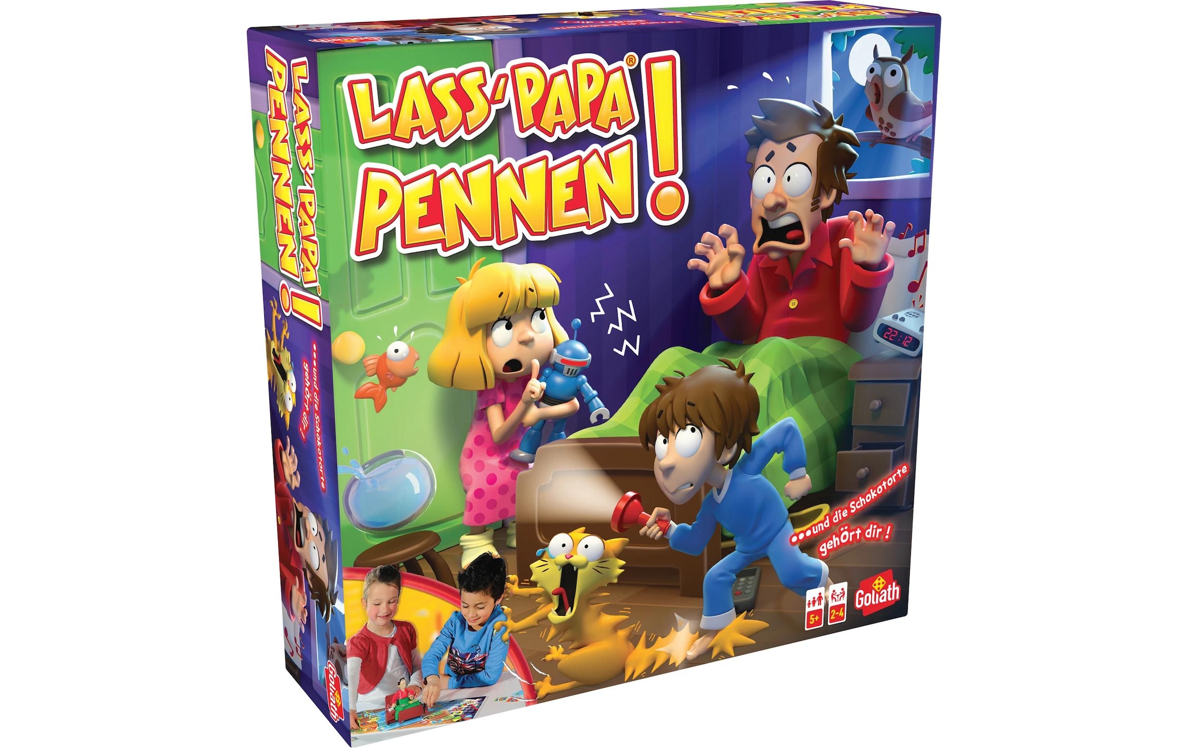   Jeu »Lass Papa pennen«
